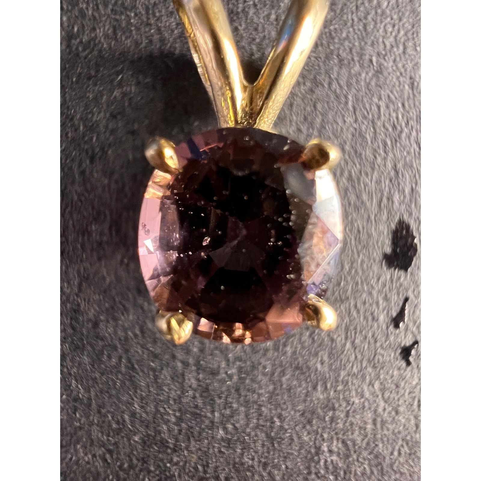 Other 14k gold Violet purple spinel pendant Size ONE SIZE - 2 Thumbnail