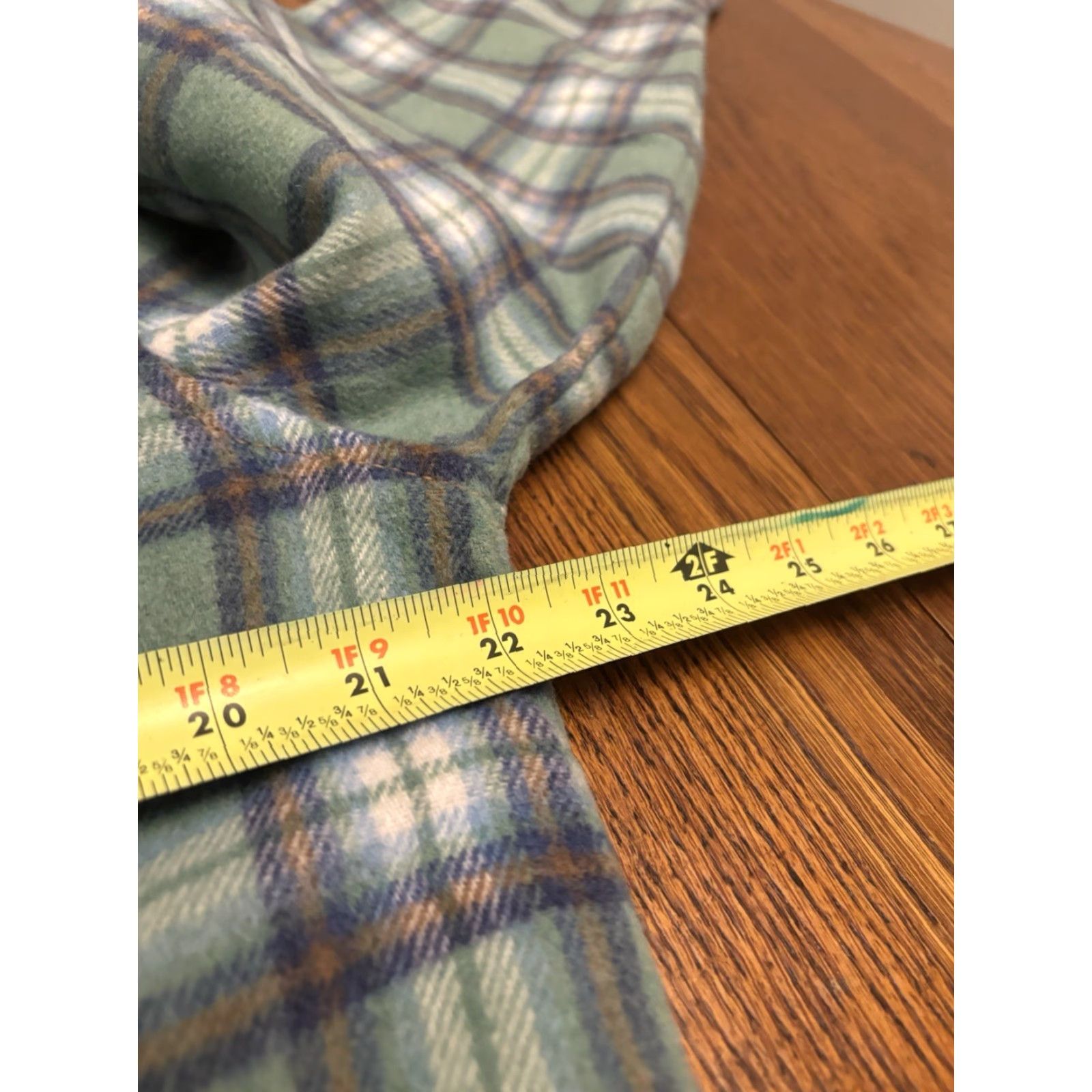 American Eagle Outfitters VINTAGE American Eagle Outfitters Shacket Heavy Weight Flannel Womens S Green Button-Up Plaid Retro Western Hipster 90s Size S / US 4 / IT 40 - 3 Thumbnail