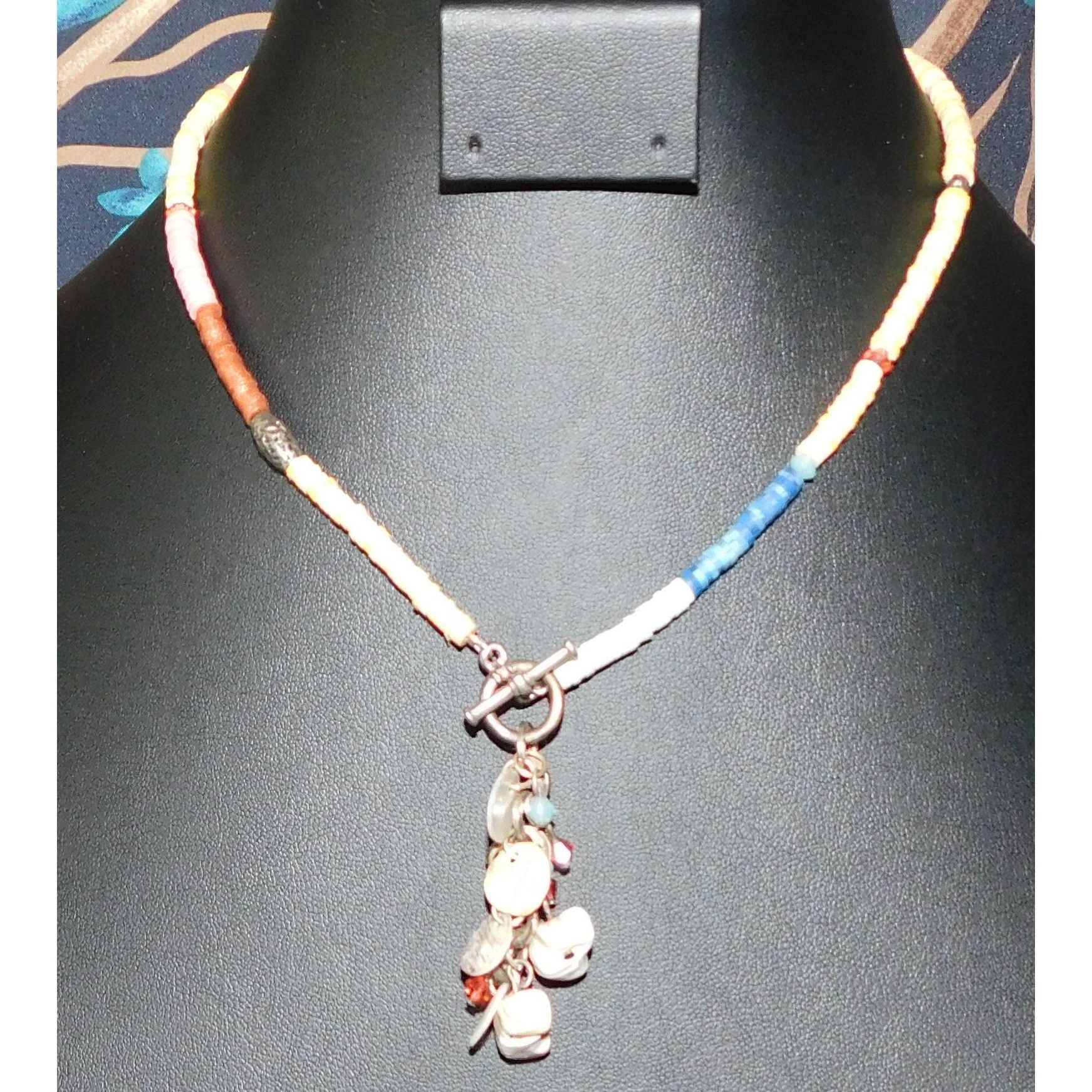 Other Beachy Sparkly Shell Y Drop Beaded Necklace Size ONE SIZE - 1 Thumbnail