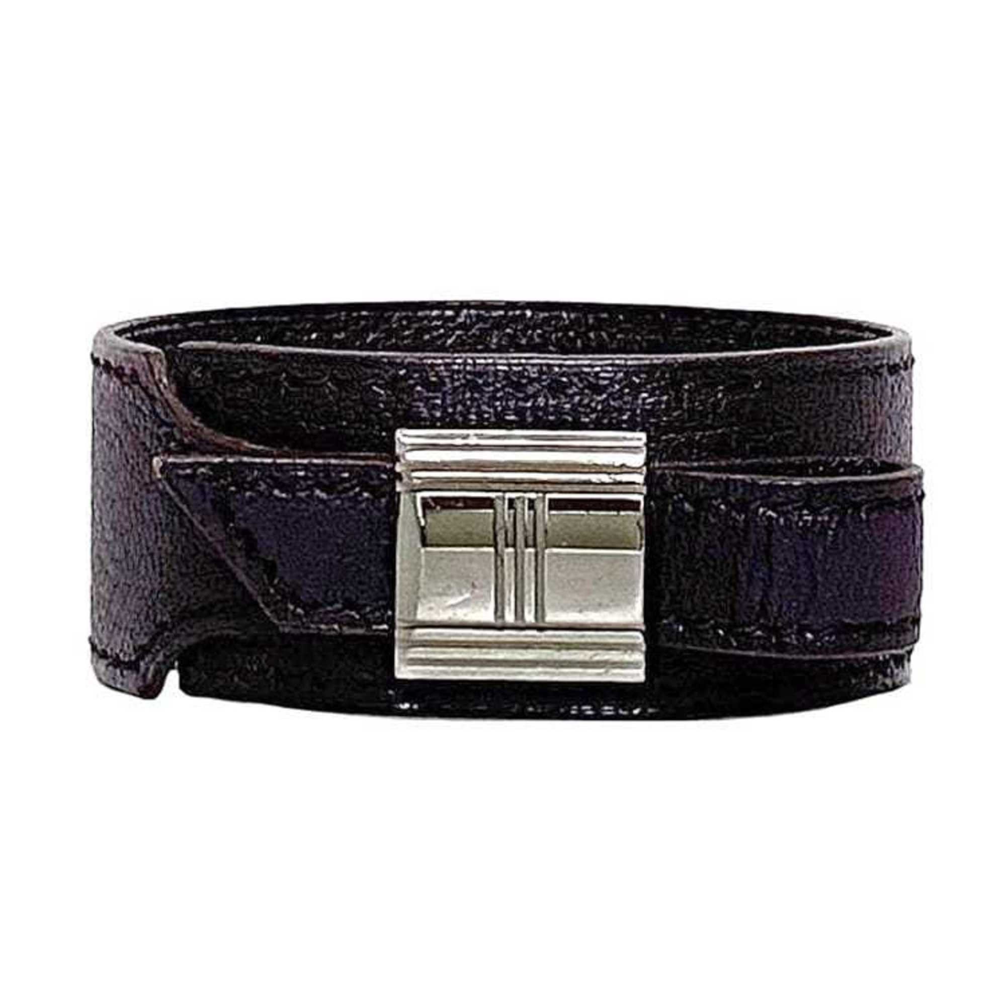 Hermes Hermes Bracelet Artemis ec-22464 Purple M Leather □F Stamp HERMES Women's Size ONE SIZE - 1 Thumbnail