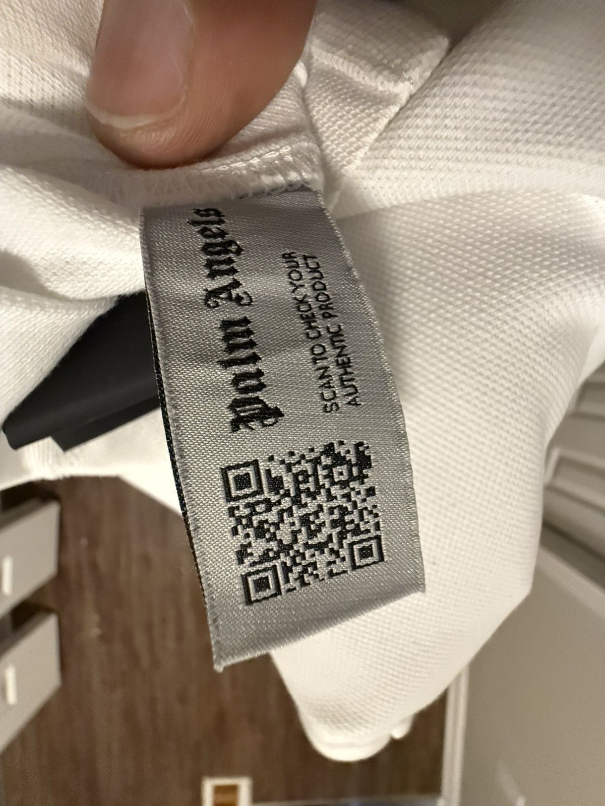 Palm Angels Palm Angels Polo White/Black Shirt Size US L / EU 52-54 / 3 - 5 Thumbnail