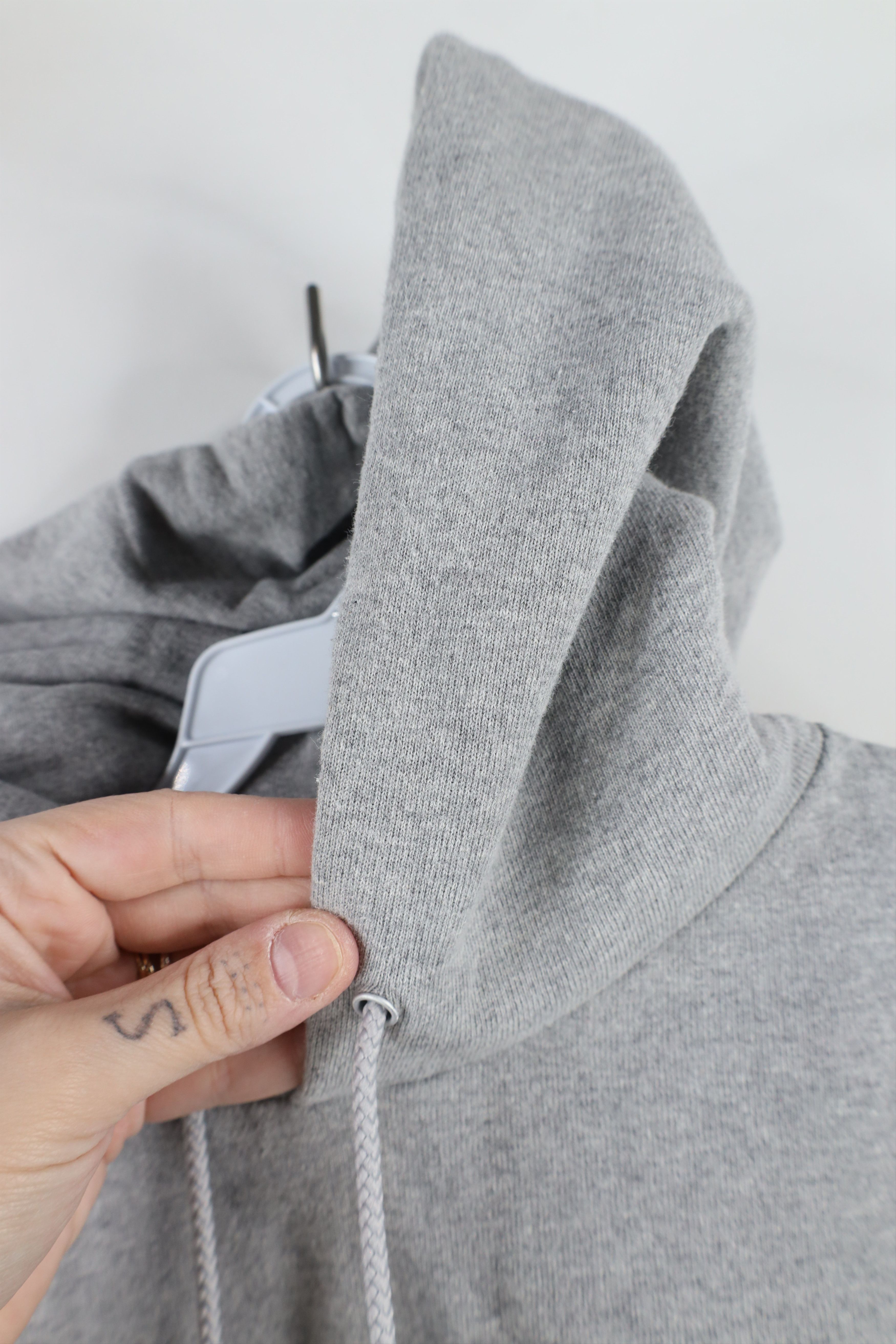 Champion × Vintage Vintage 90s Champion Logo Heavyweight Hoodie Sweatshirt Gray Size US XL / EU 56 / 4 - 9 Thumbnail