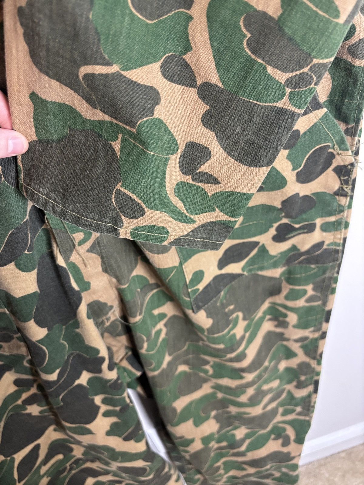 Other Vintage Bullseye Bill Duck Camo Water Repellent Coveralls XL Size US 42 / EU 58 - 4 Thumbnail