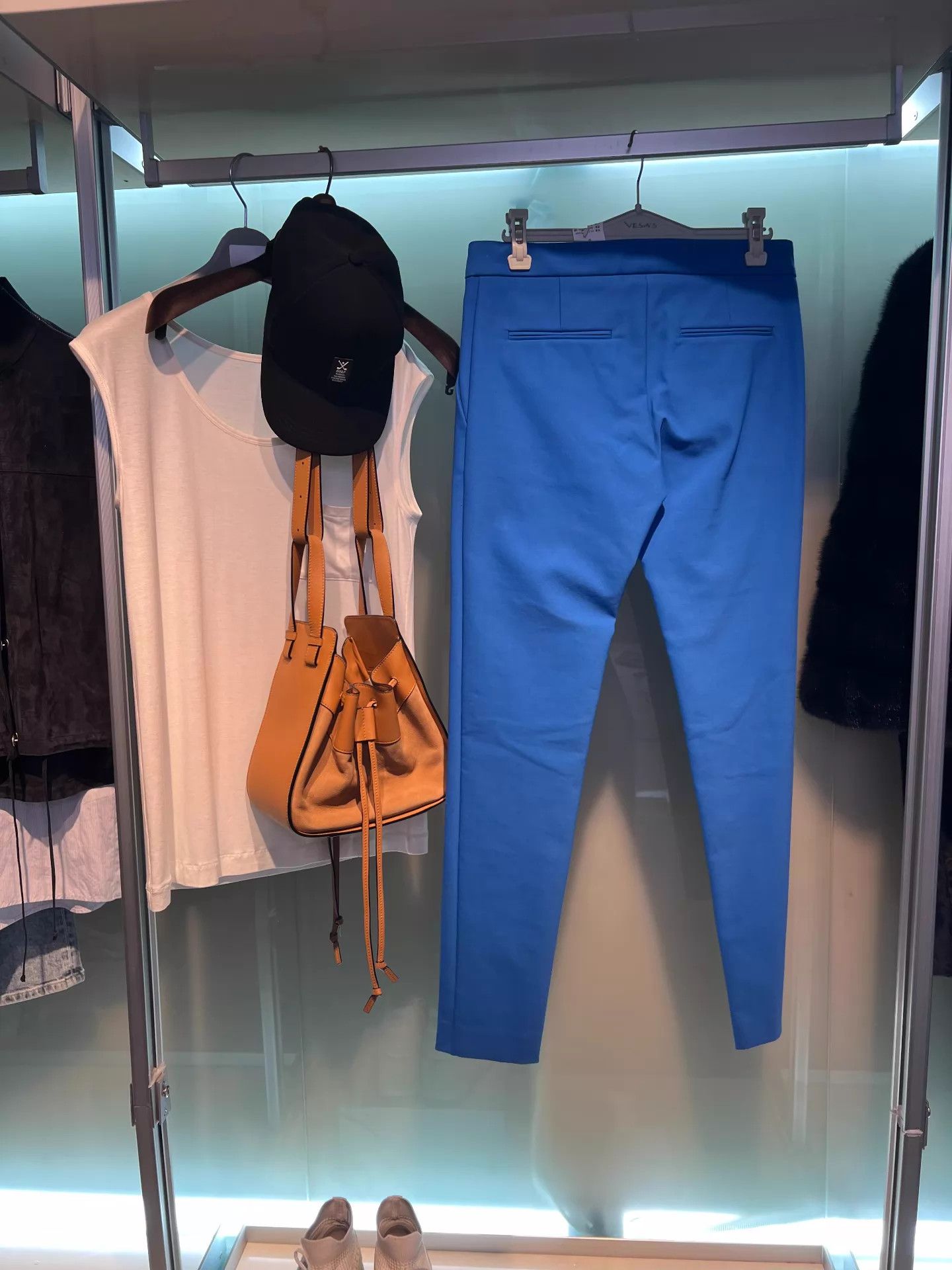 Stella McCartney Stella McCartney Bright Blue Straight Trousers 42 Size 28" / US 6 / IT 42 - 3 Thumbnail
