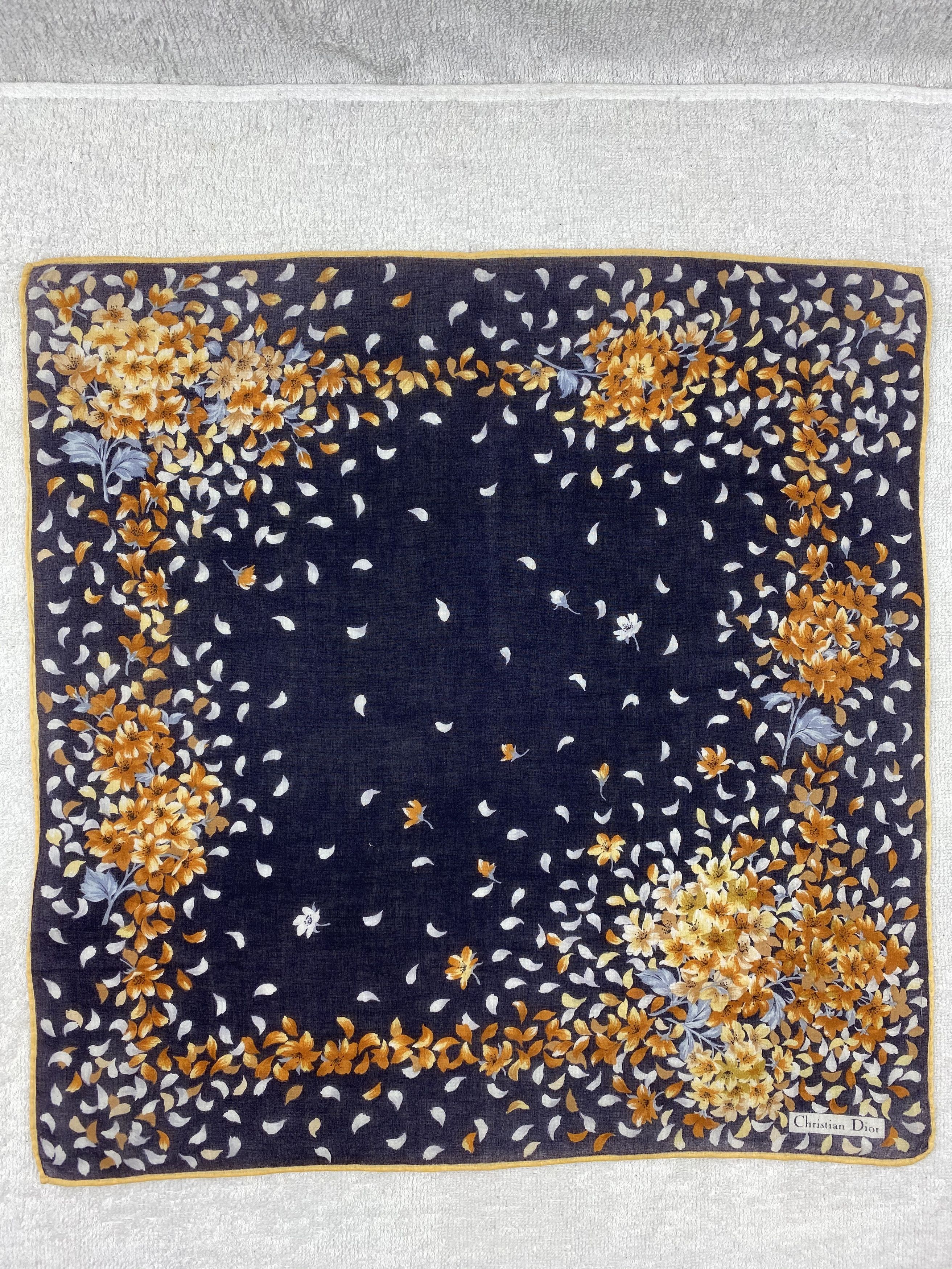 Vintage Christian Dior Handkerchief / Bandana / Neckerchief Size ONE SIZE - 3 Thumbnail
