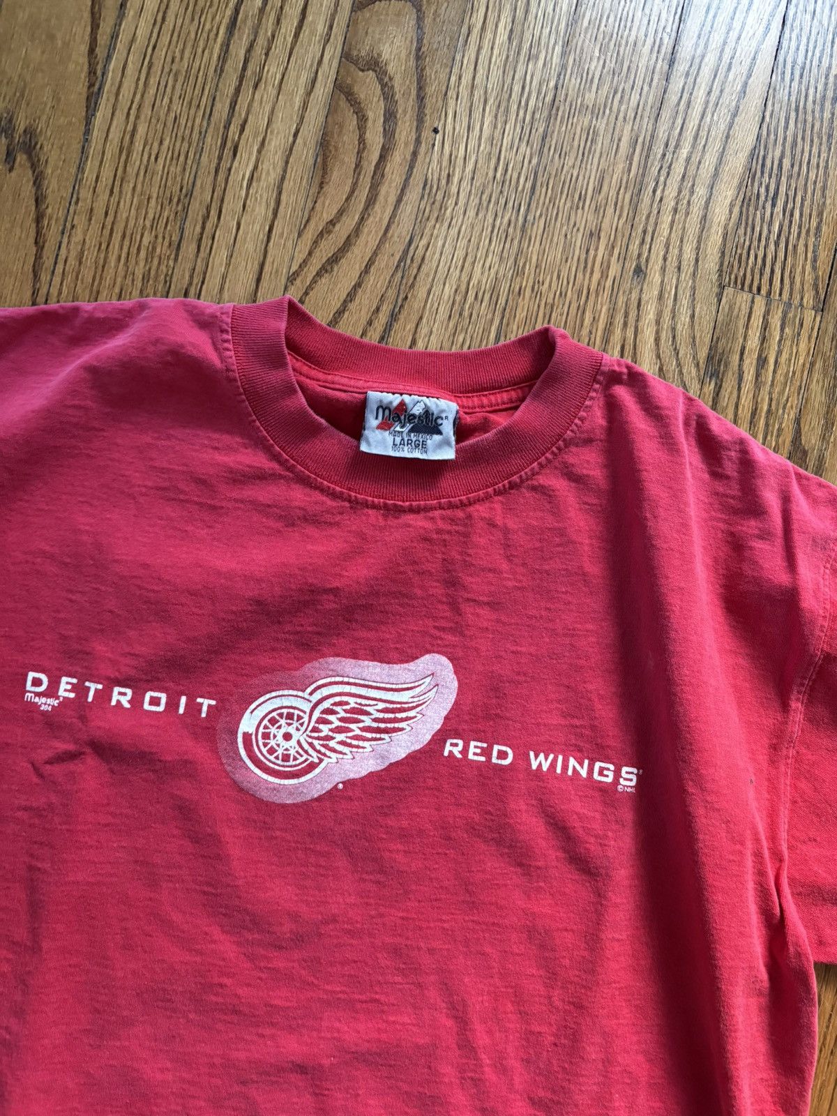 NHL Vintage Detroit Red Wings t shirt Size US L / EU 52-54 / 3 - 3 Thumbnail