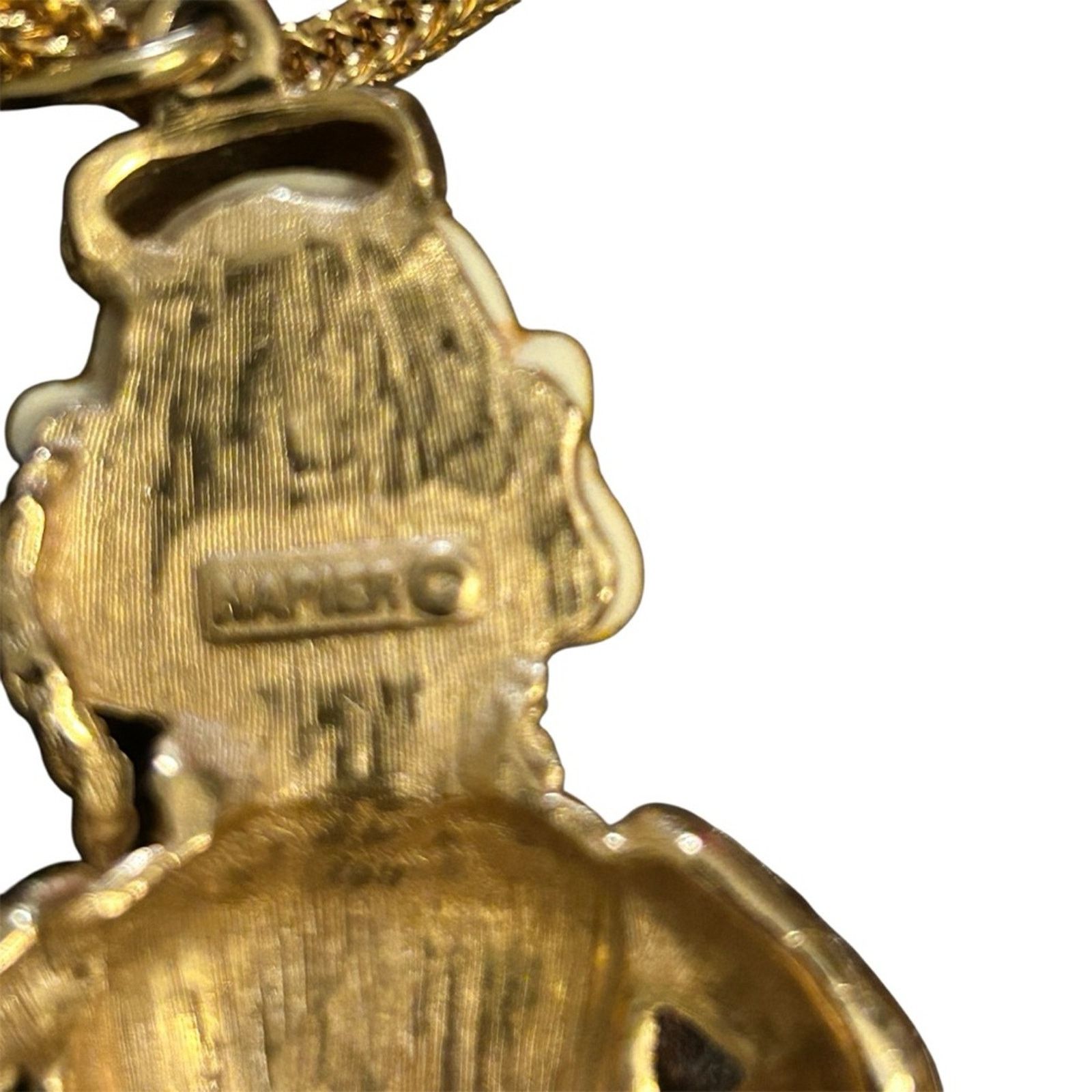 Vintage 70s Vintage NAPIER Asian Inspired Figural Necklace & Brooch Size ONE SIZE - 7 Thumbnail