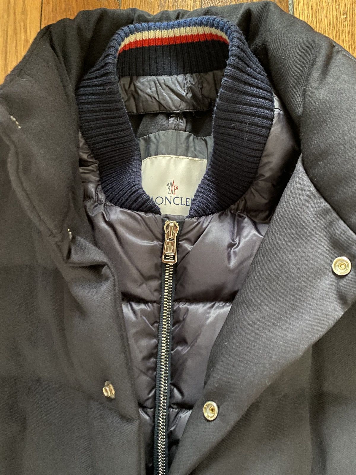 Moncler Bess Wool Short Down Jacket Size US L / EU 52-54 / 3 - 7 Thumbnail