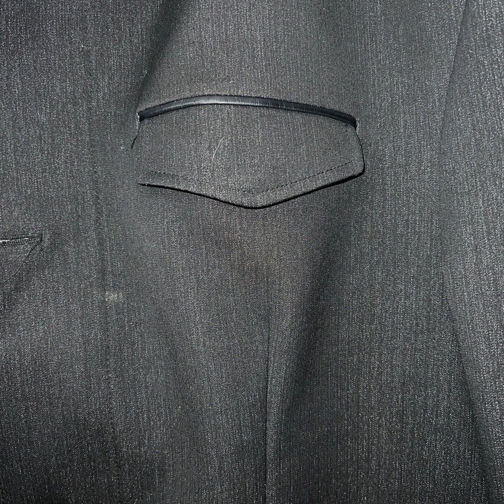 Vintage RNT23 Black Full Zip Coat Mens 54 Regular Polyester Overcoat Zip Coat Black Mens 54 RNT23 Size US L / EU 52-54 / 3 - 3 Thumbnail