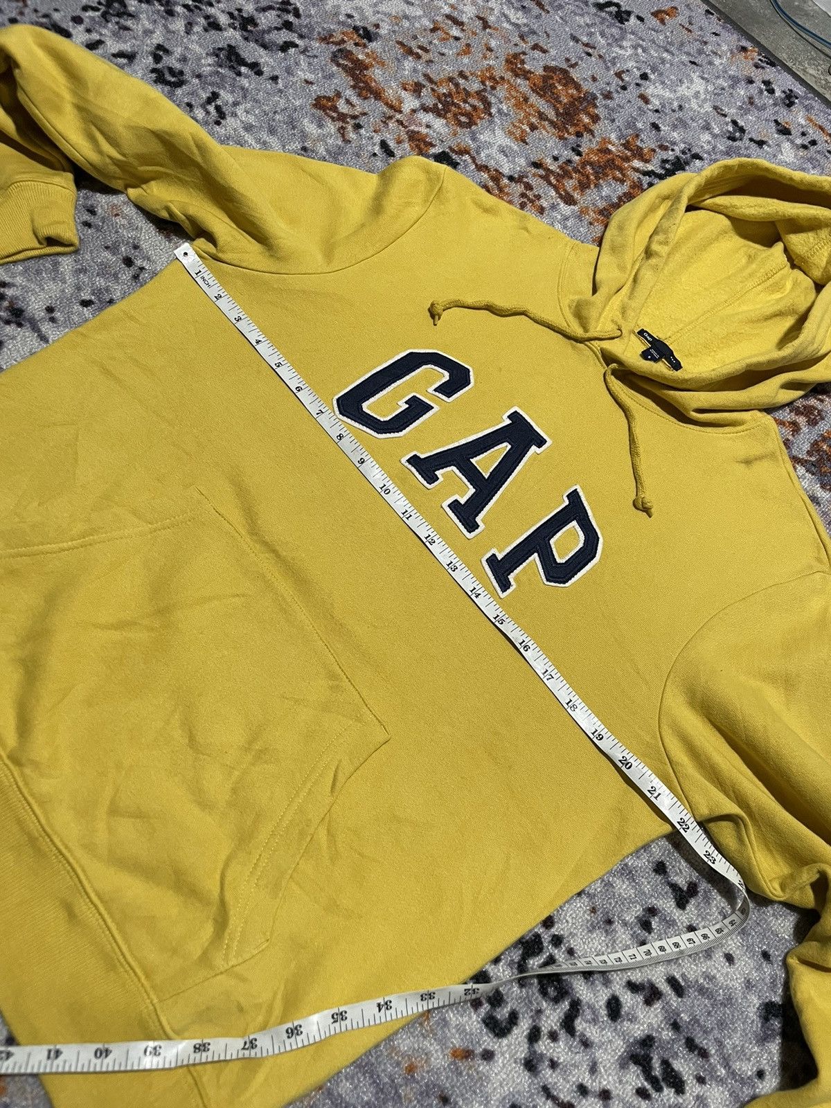 Gap × Japanese Brand RARE Item Gap Hoodie Yellow S to M fit L Size US S / EU 44-46 / 1 - 6 Thumbnail