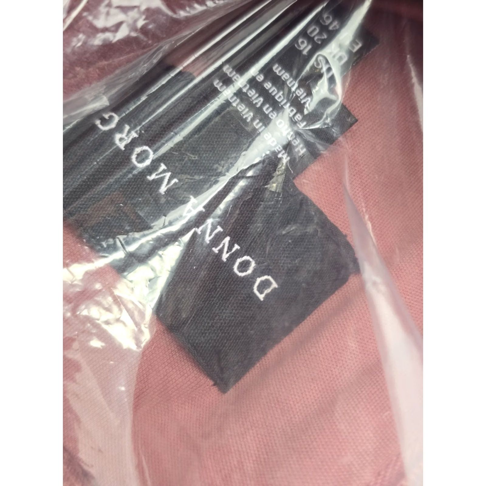 Donna Morgan Donna Morgan Dress Pink Women's Sz16 NWT Fit &Flare Mini Mock Neck Extd Shoulder Size XXL / US 16-18 / IT 52-54 - 7 Thumbnail