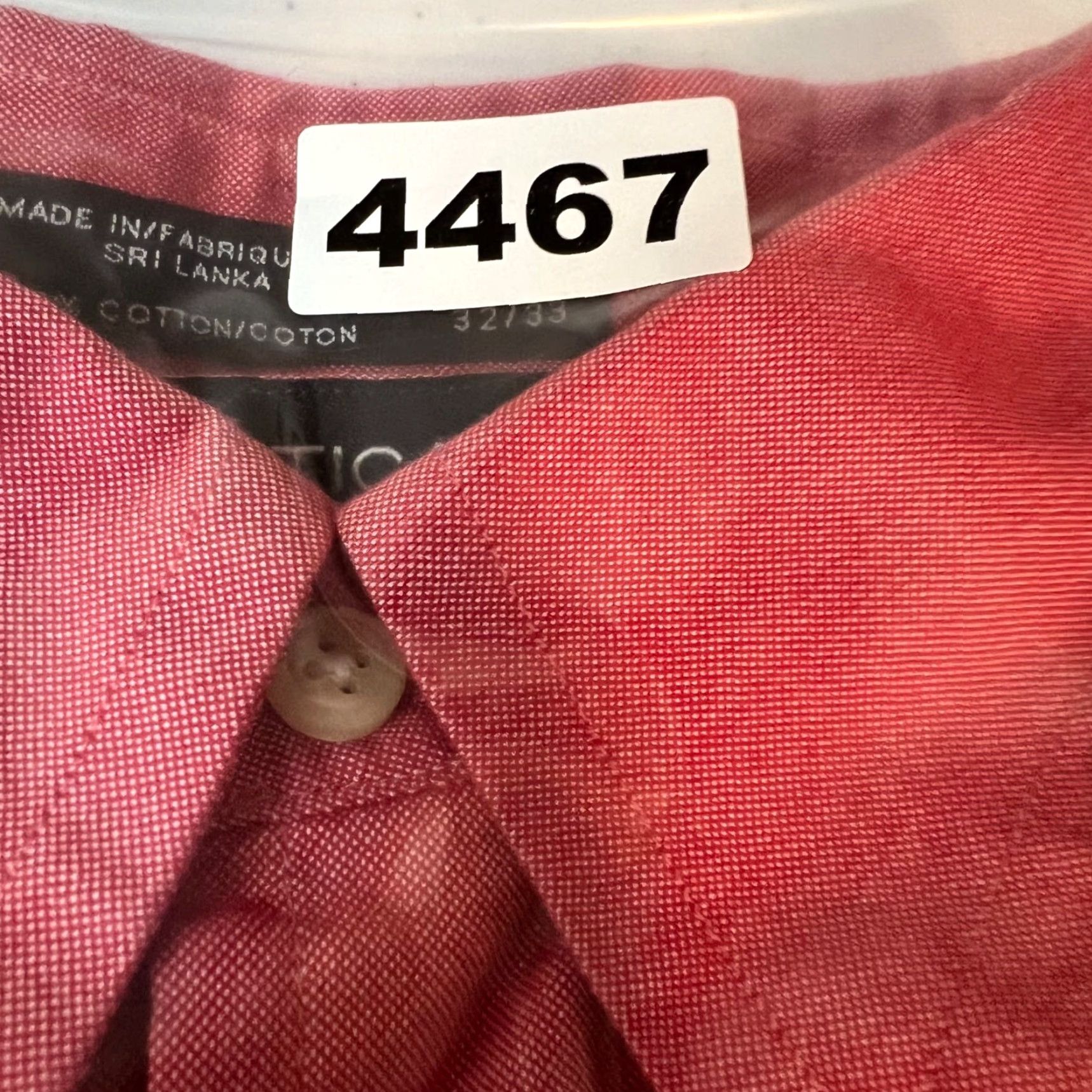 Nautica Nautica Oxford Shirt Mens Size 15 32/33 Red Long-Sleeve Button-Down Size US M / EU 48-50 / 2 - 7 Thumbnail