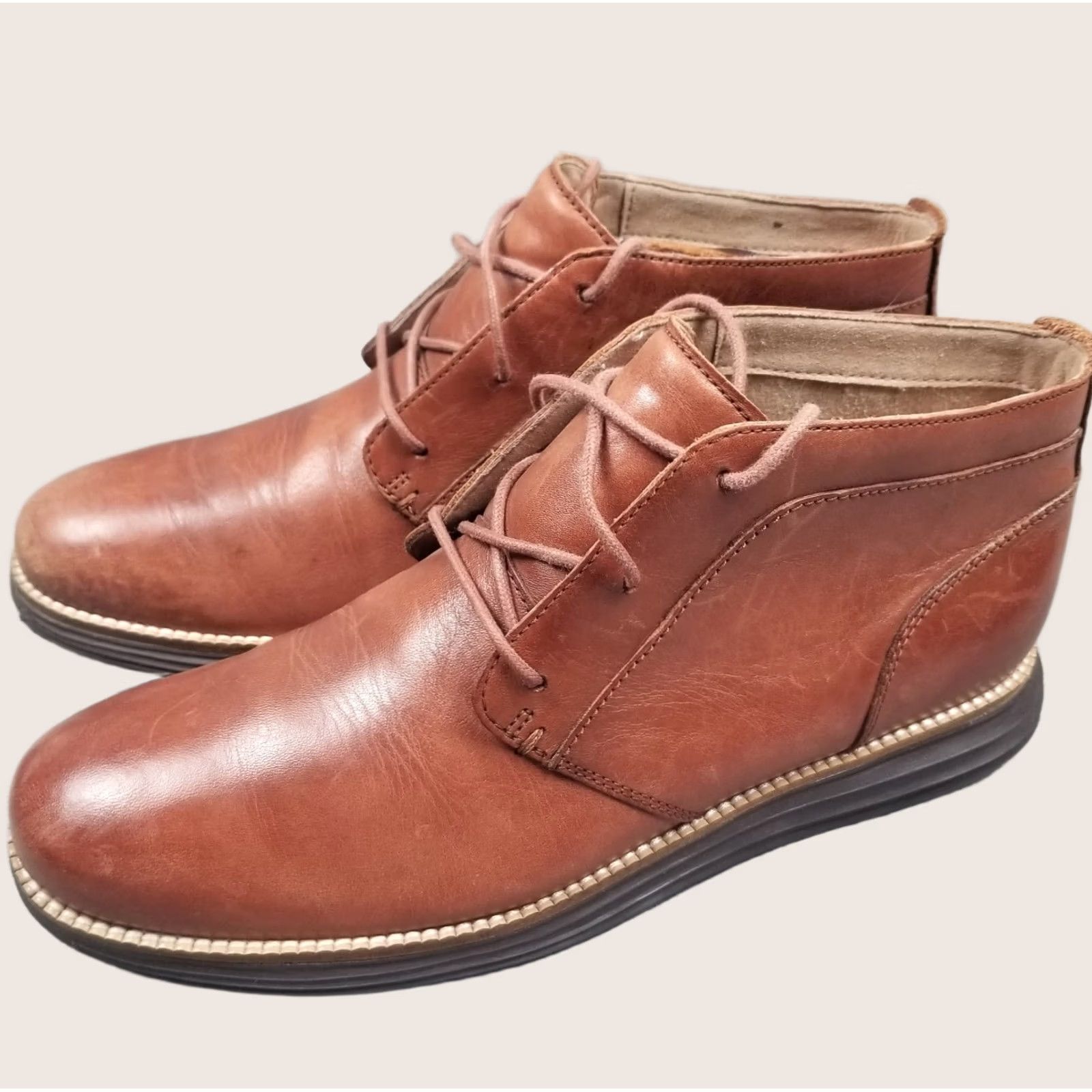 Cole Haan Grand Nathan 8.5 M Chukka Ankle Boot Brown Suede Men\'s C39935_Mens-Cole-Haan-Grand-  main image 3