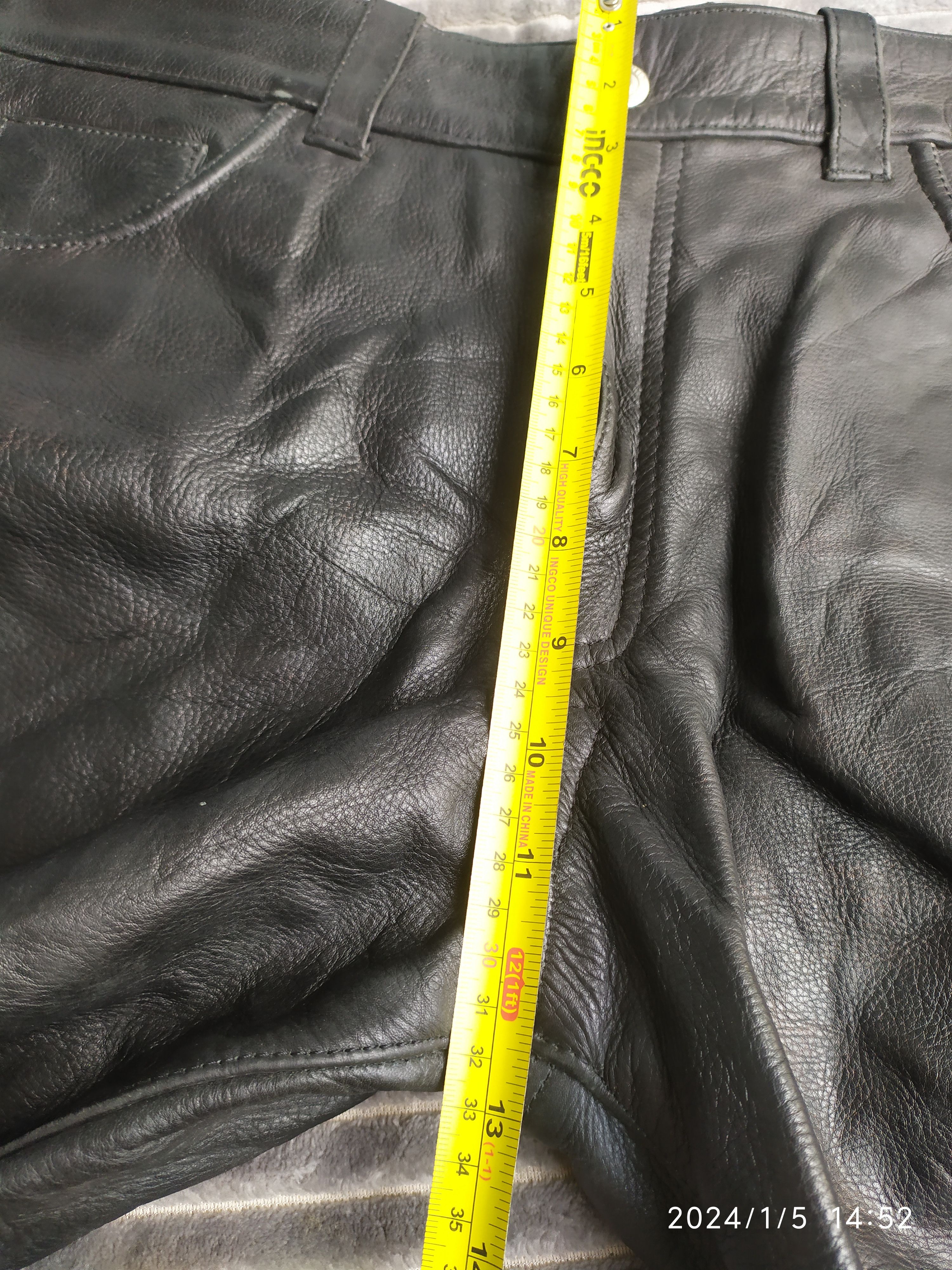Leather × Vintage Vintage Leather Pants Size US 35 - 15 Thumbnail
