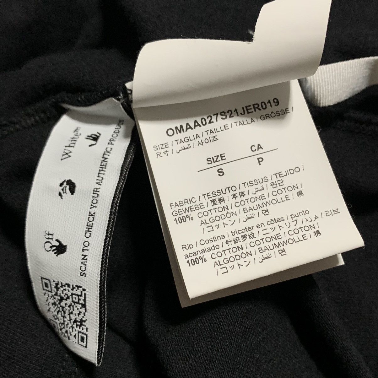 Off-White Off White Small Liquid Mirko Black Tee Virgil Abloh Size US S / EU 44-46 / 1 - 8 Thumbnail