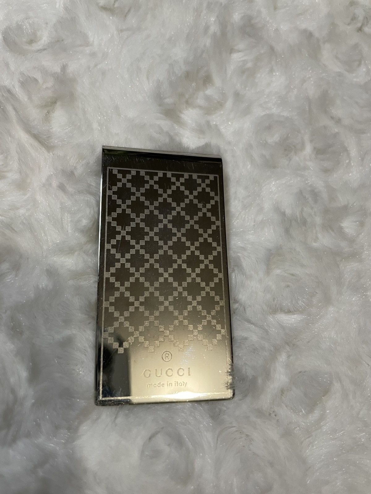 Gucci Gucci Silver Diamanté Money Clip Size ONE SIZE - 1 Thumbnail