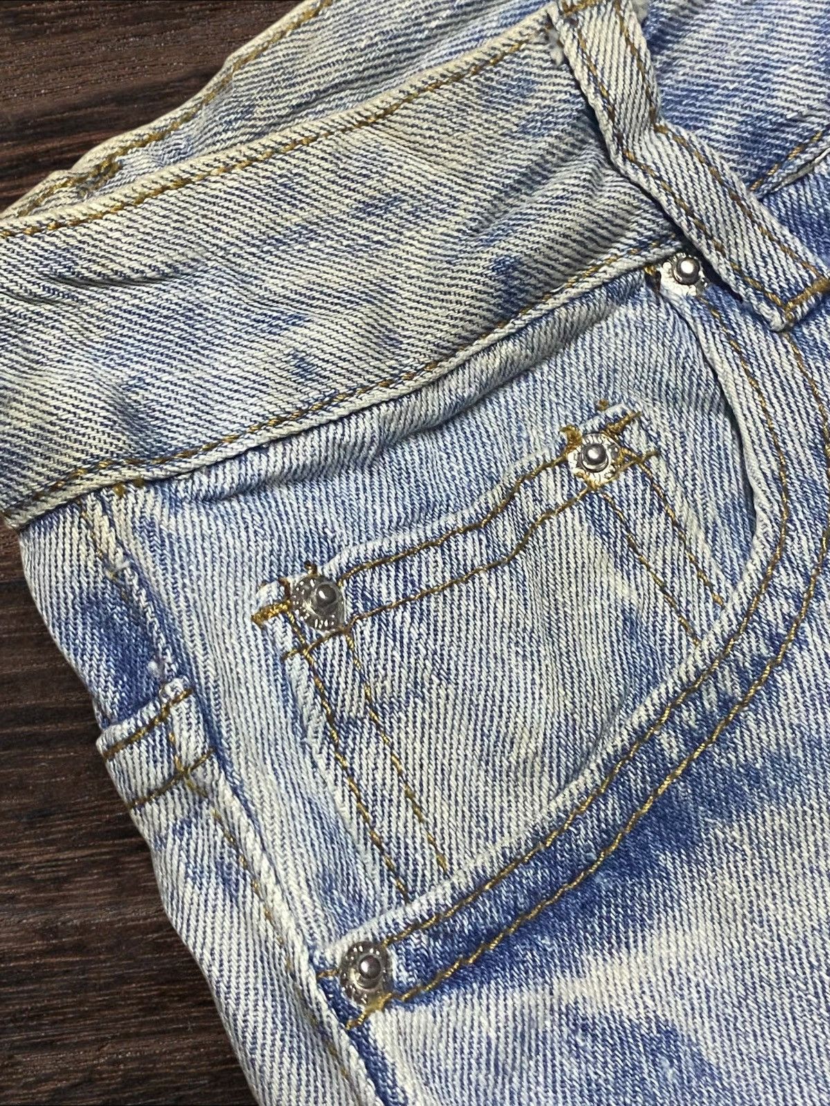 Japanese Brand Pink and blue I.V.I. jeans #festivalvibes Size US 26 / EU 42 - 12 Thumbnail