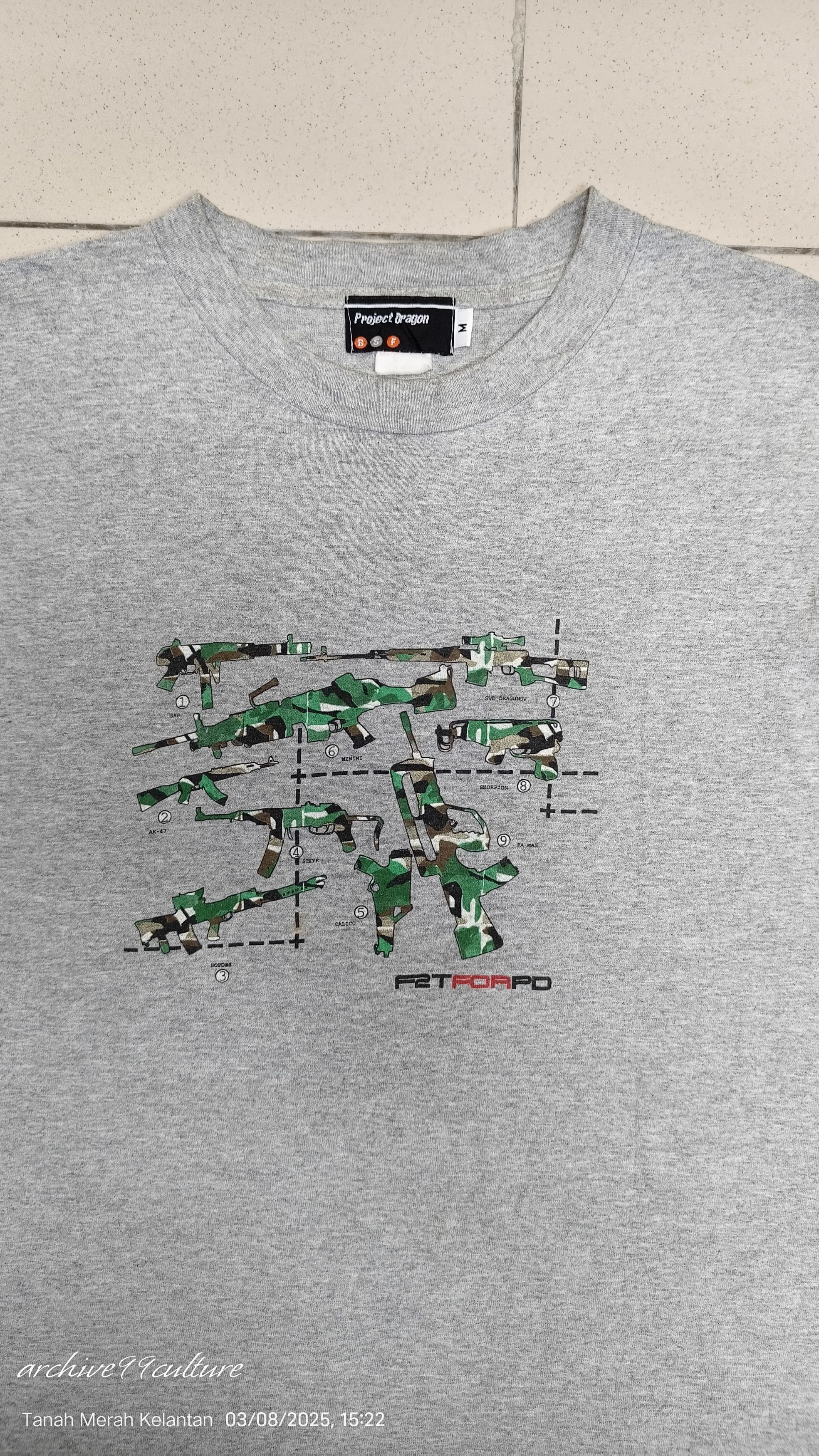 Futura BSF Project Dragon (FUTURA 2000 BLEU STASH) Tee Size US M / EU 48-50 / 2 - 7 Thumbnail