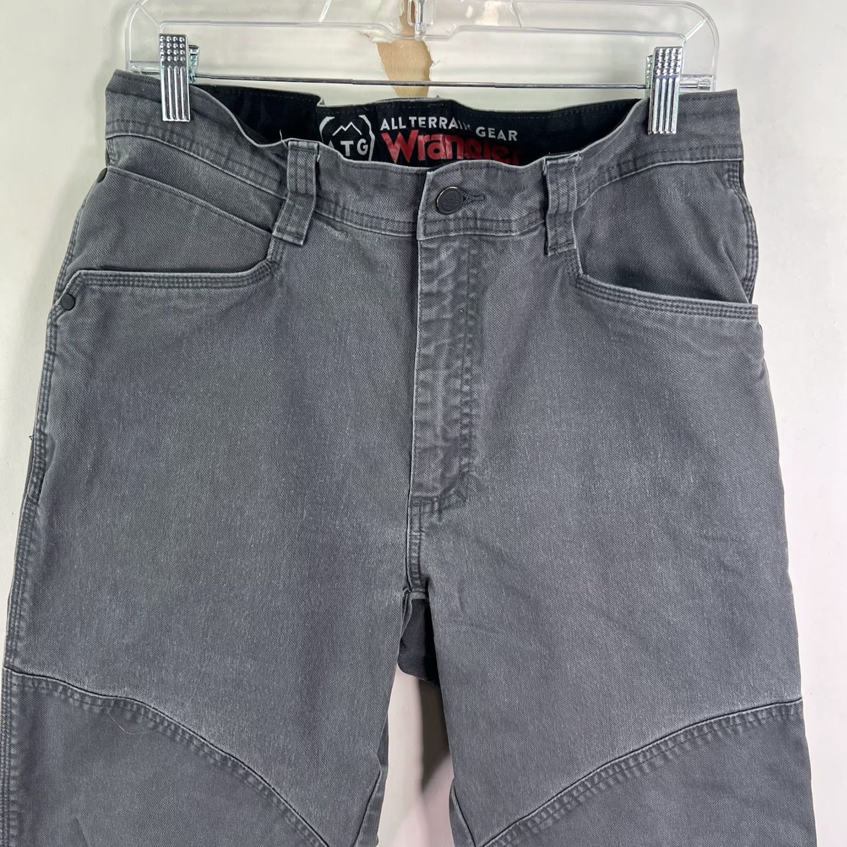 Wrangler Wrangler ATG Cargo Double Knee Canvas Pants Mens Size 34 Gray Size US 34 / EU 50 - 2 Thumbnail
