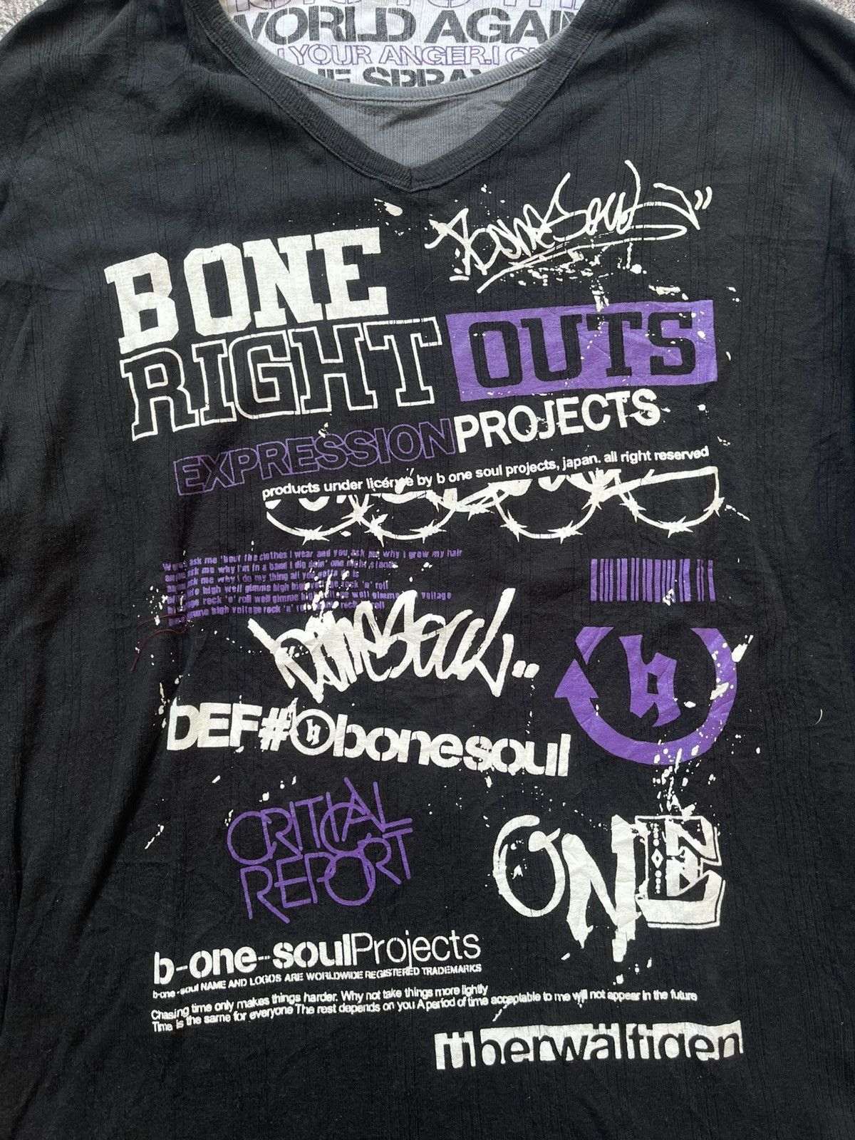 Japanese Brand Y2K B One Soul ifsixwasnine long sleeve Size US XL / EU 56 / 4 - 2 Thumbnail
