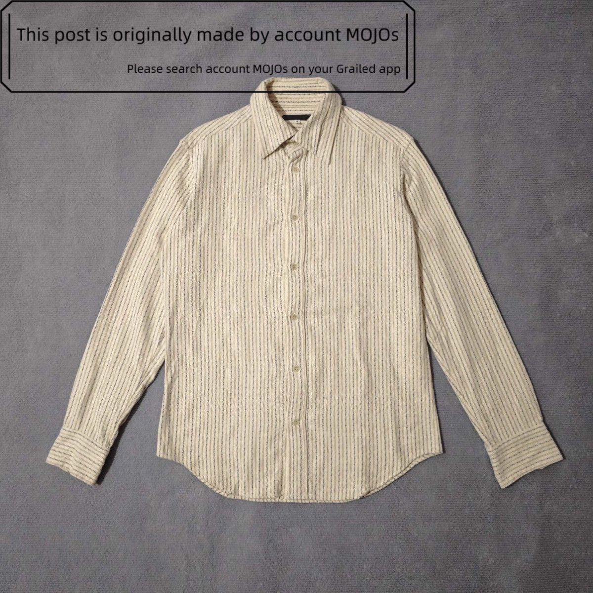 Sz 4 Yohji Yamamoto Y’s Ethnical Stripe Shirt mojos134941526