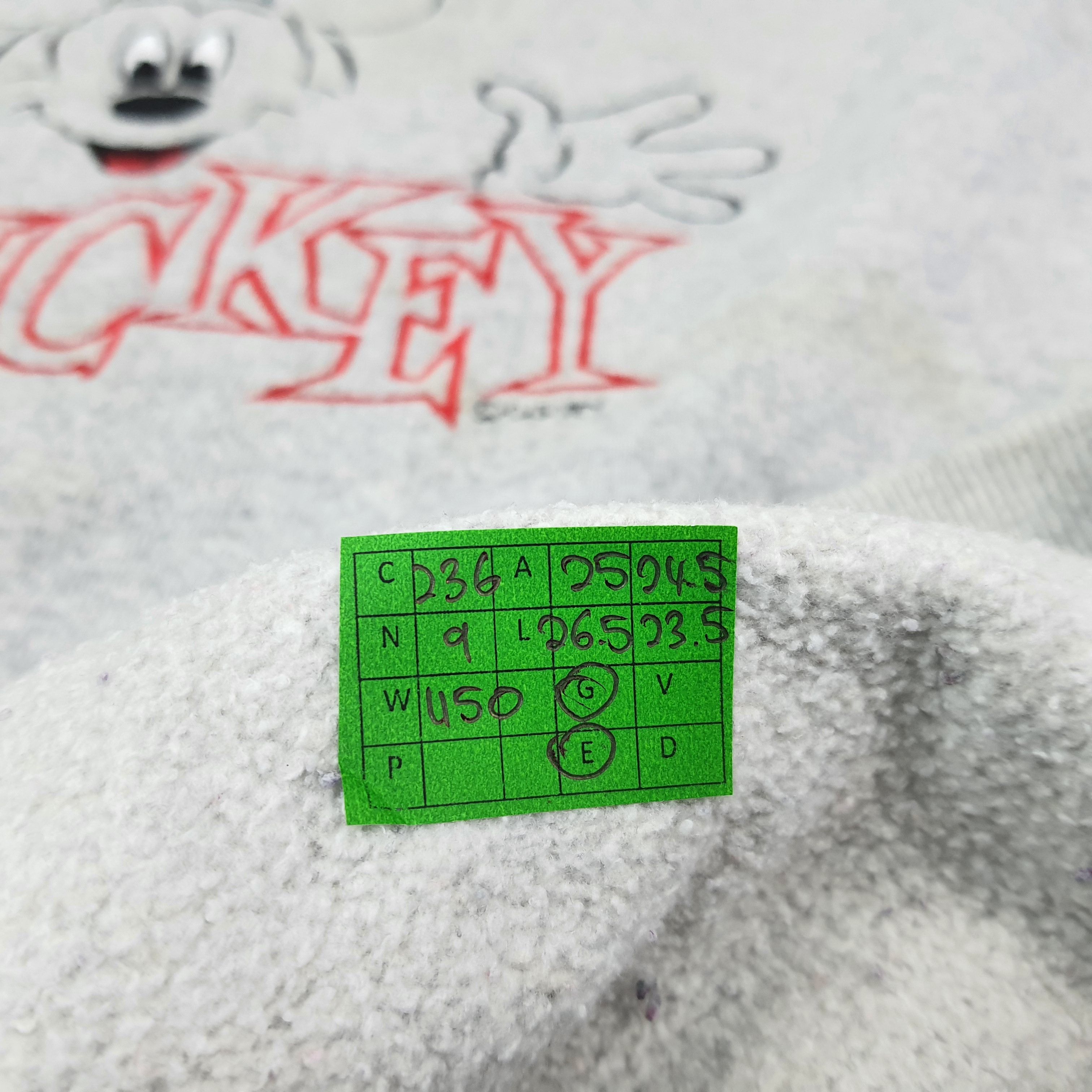 Disney × Mickey Mouse × Vintage Vintage Disney Mickey Mouse Sweatshirt C236N9 Size US L / EU 52-54 / 3 - 6 Thumbnail
