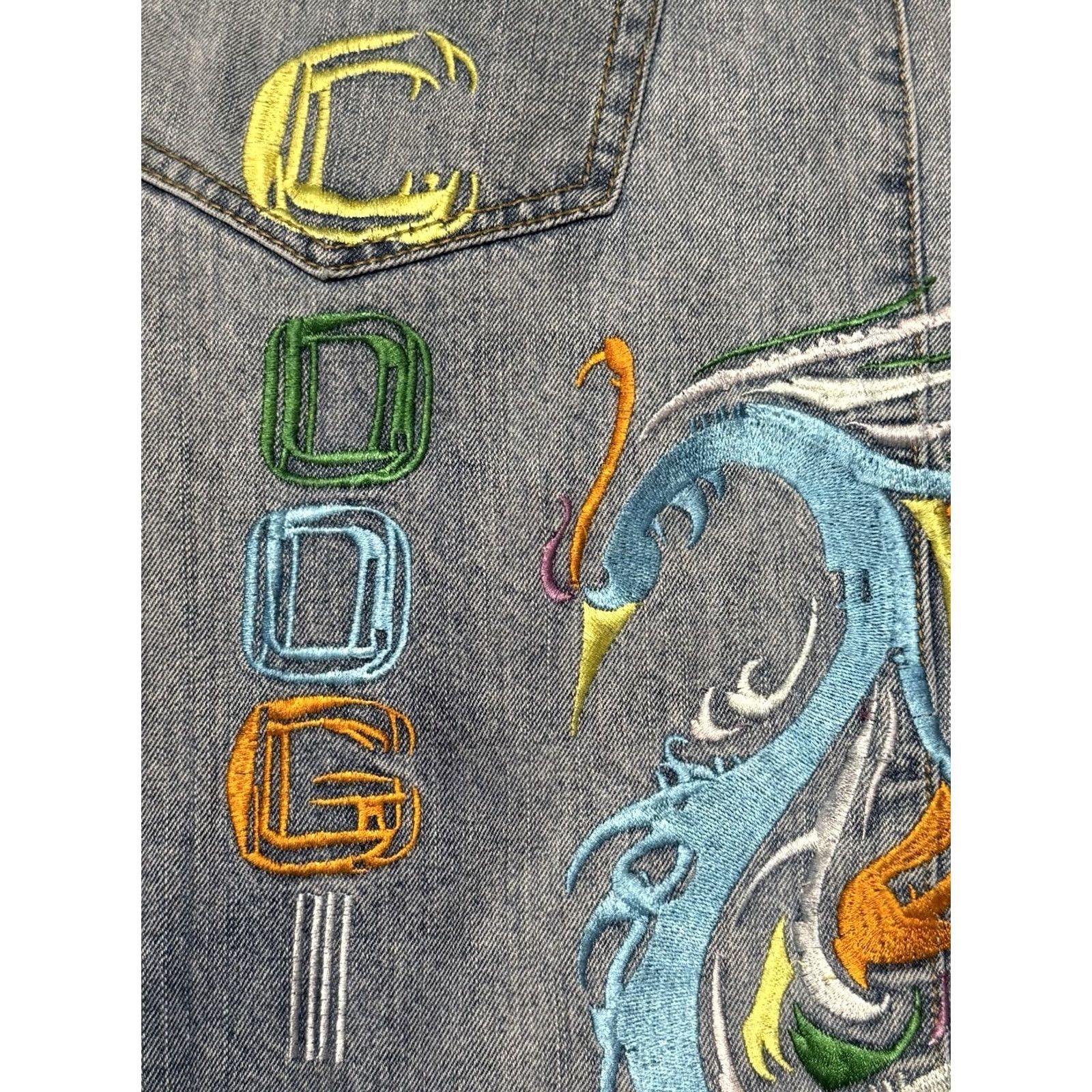Coogi VINTAGE COOGI Jeans 90s Embroidered Baggy Denim 32x34 Adults Mens Size US 32 / EU 48 - 6 Thumbnail