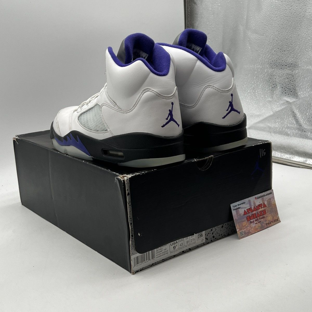 Jordan Brand Air Jordan 5 concord Size US 9.5 / EU 42-43 - 4 Thumbnail