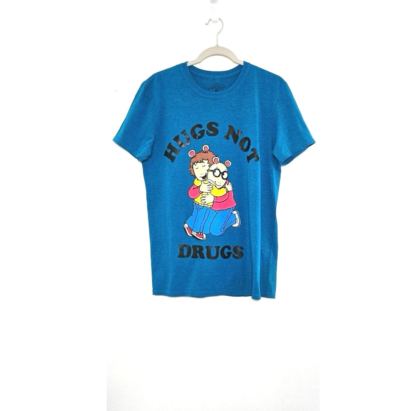 Other Men’s Arthur t-shirt. Size small. Hugs Not Drugs. Size US S / EU 44-46 / 1 - 1 Thumbnail