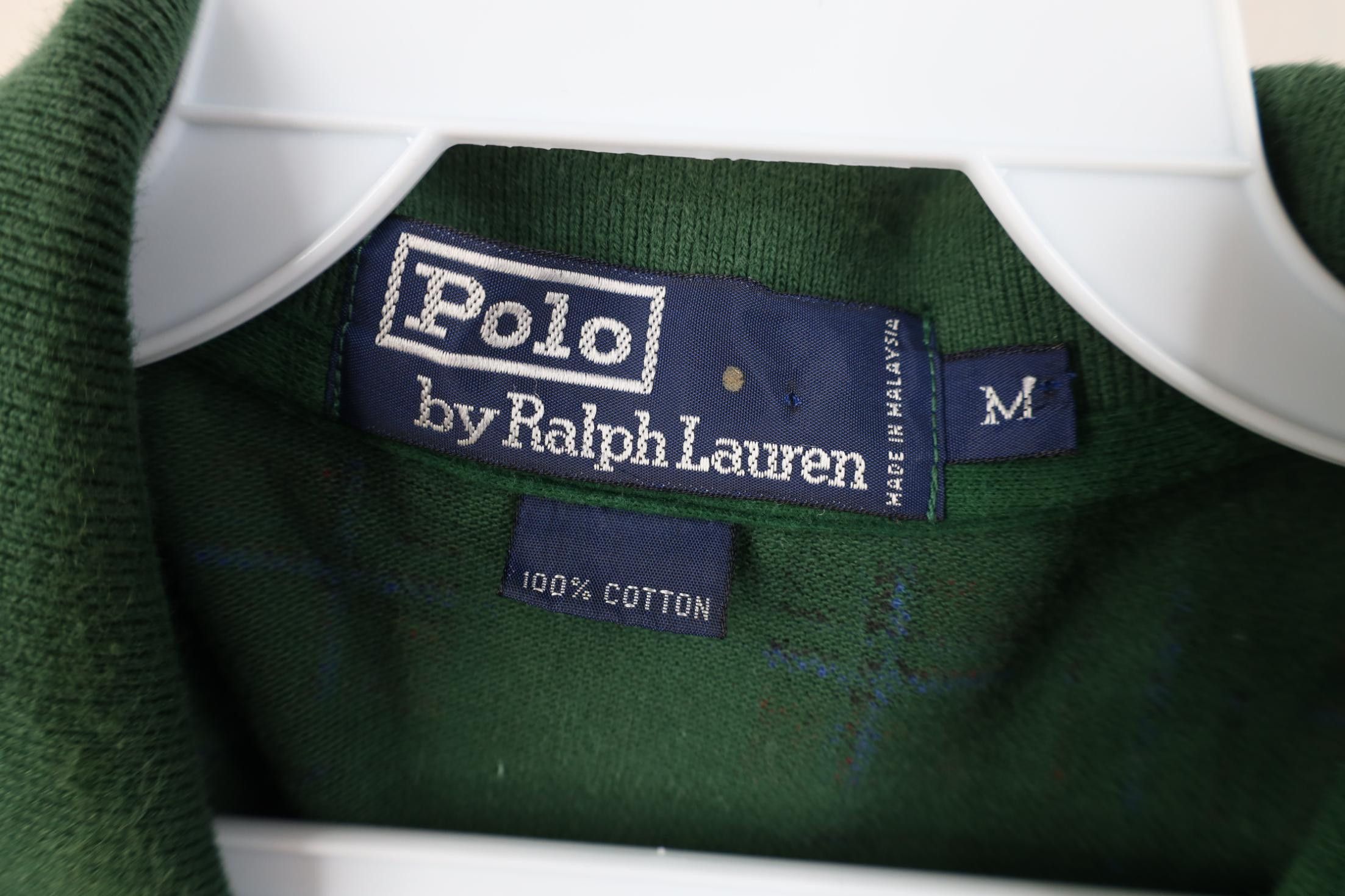 Polo Ralph Lauren Vintage 80s 90s Ralph Lauren Collared Polo Shirt Cotton Size US M / EU 48-50 / 2 - 6 Thumbnail