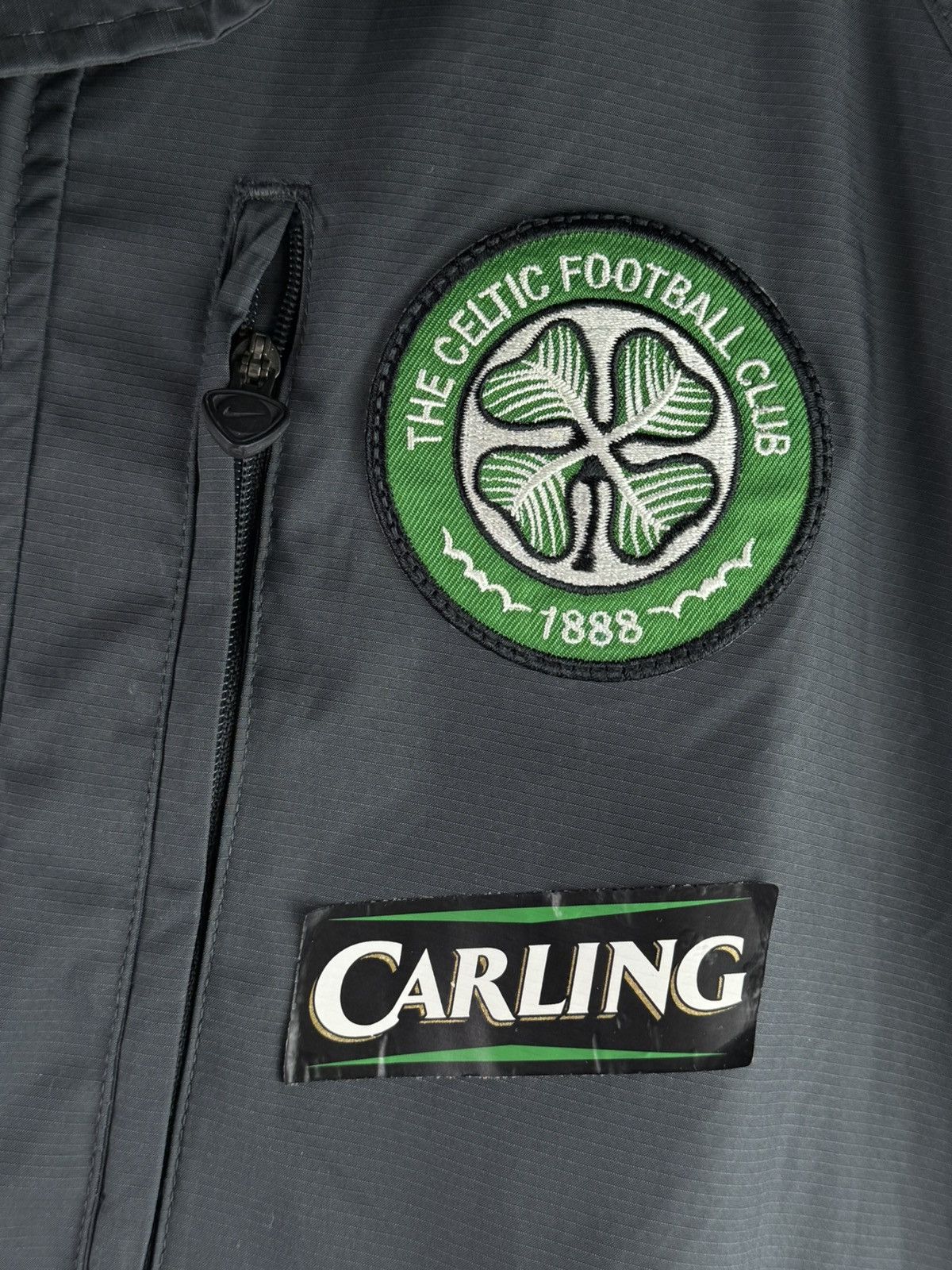 Nike Vintage 00s Nike FC Celtic Soccer Jacket Size US L / EU 52-54 / 3 - 3 Thumbnail