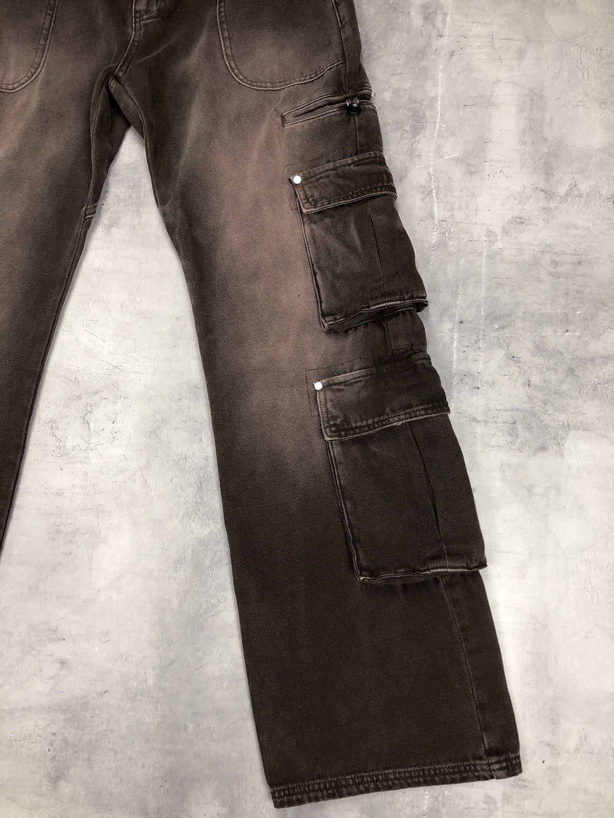 Guizio Danielle Guizio Women's Hayes Cargo Pants Size 27" / US 4 / IT 40 - 4 Thumbnail