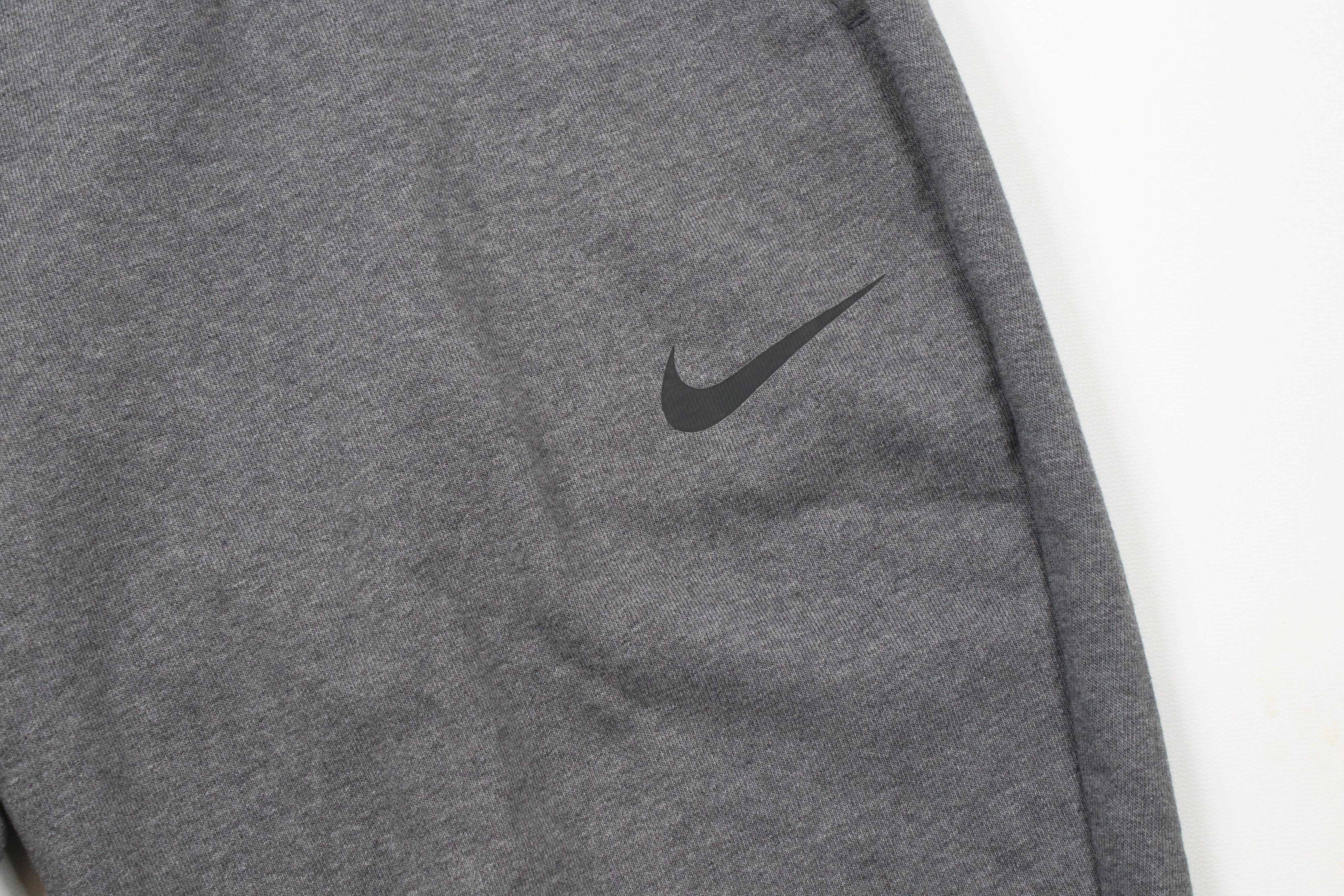 Nike × Vintage Vintage Y2K Nike Big Swoosh Flared Sweatpants Pants Gray Size US 36 / EU 52 - 5 Thumbnail
