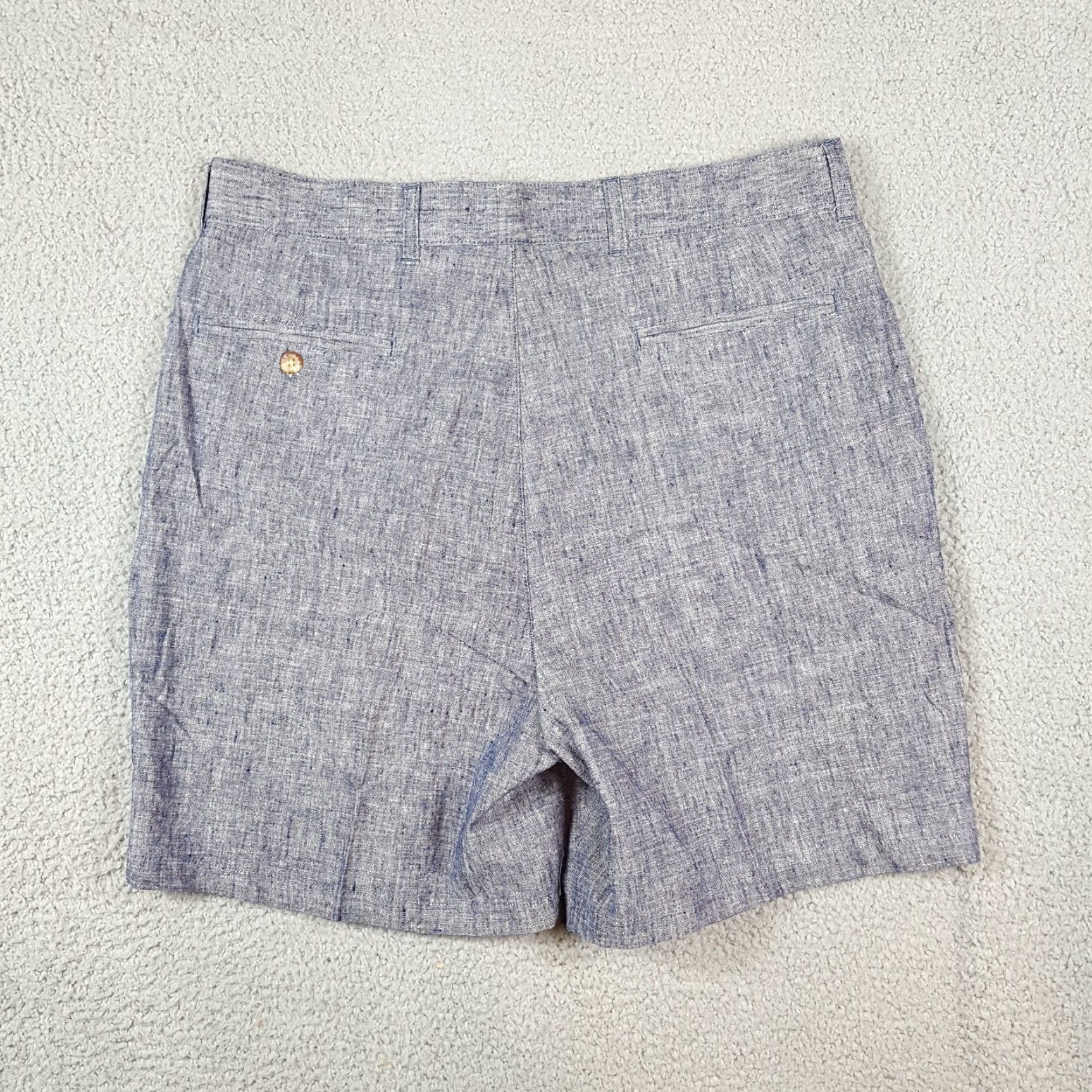 Denime Vintage Grand Slam Cotton Chino Shorts Men’s Size 34 Blue Summer Casual Retro Y2K Size US 34 / EU 50 - 6 Thumbnail
