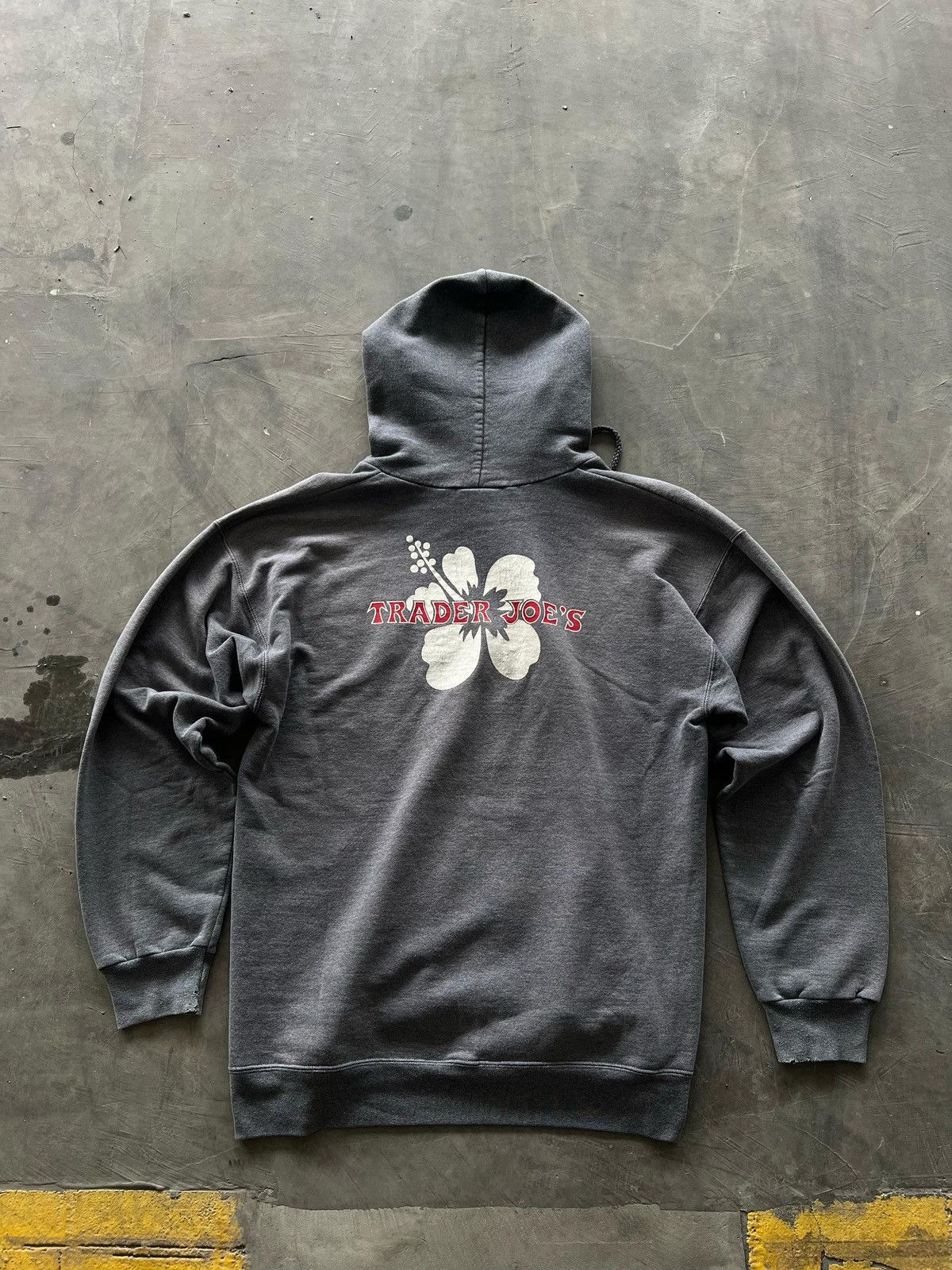 Vintage 90s Traders Joe Zipper Hoodie