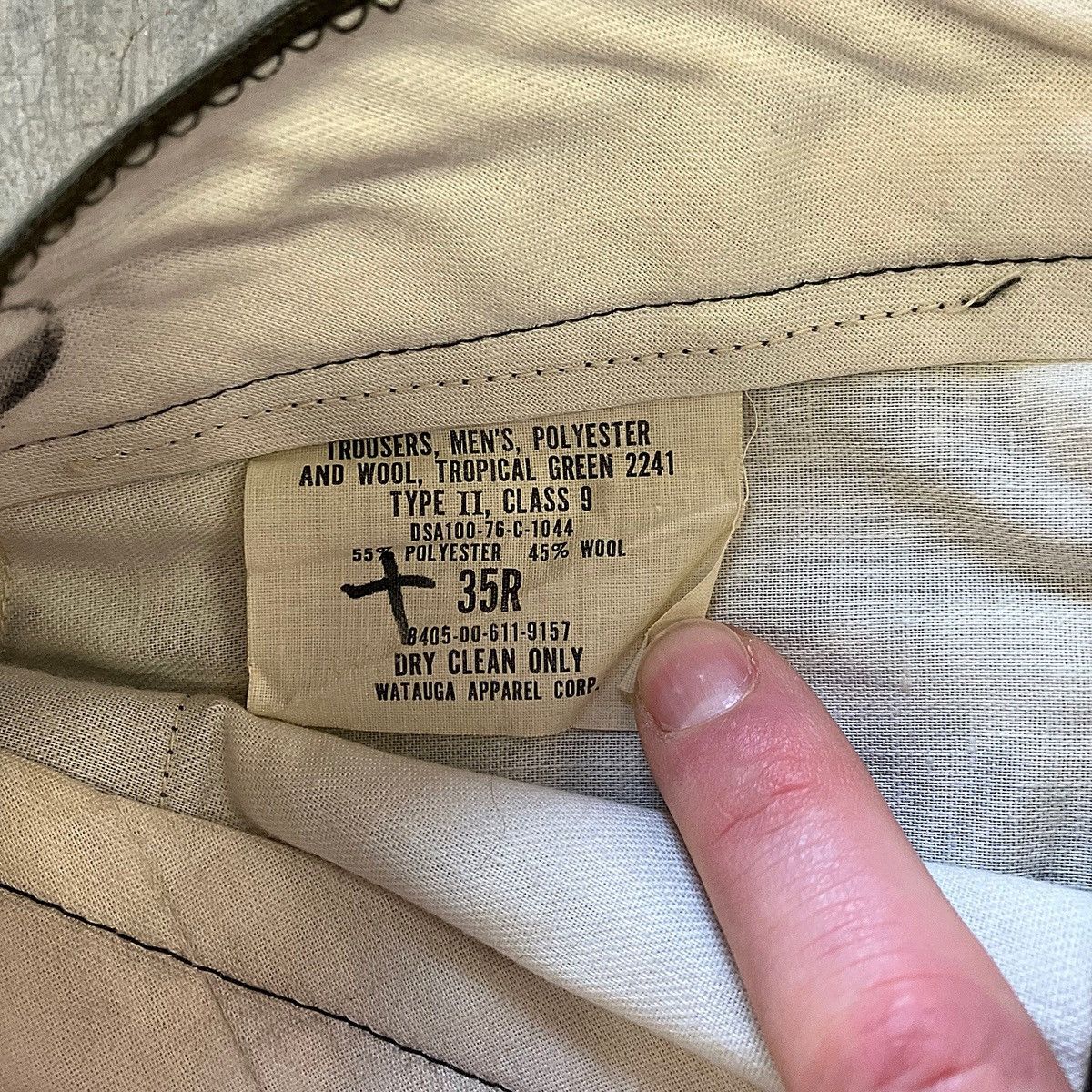 Vintage Vintage 1976 U.S. Army Trousers Size US 35 - 4 Thumbnail