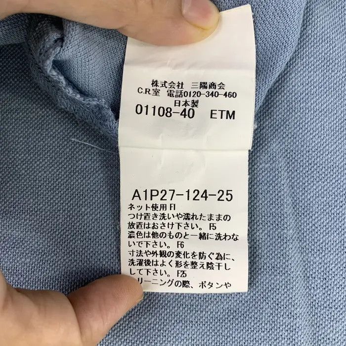 Burberry Vintage BURBERRY LONDON PRORSUM Blue Polo Tee Shirt Size US M / EU 48-50 / 2 - 6 Thumbnail