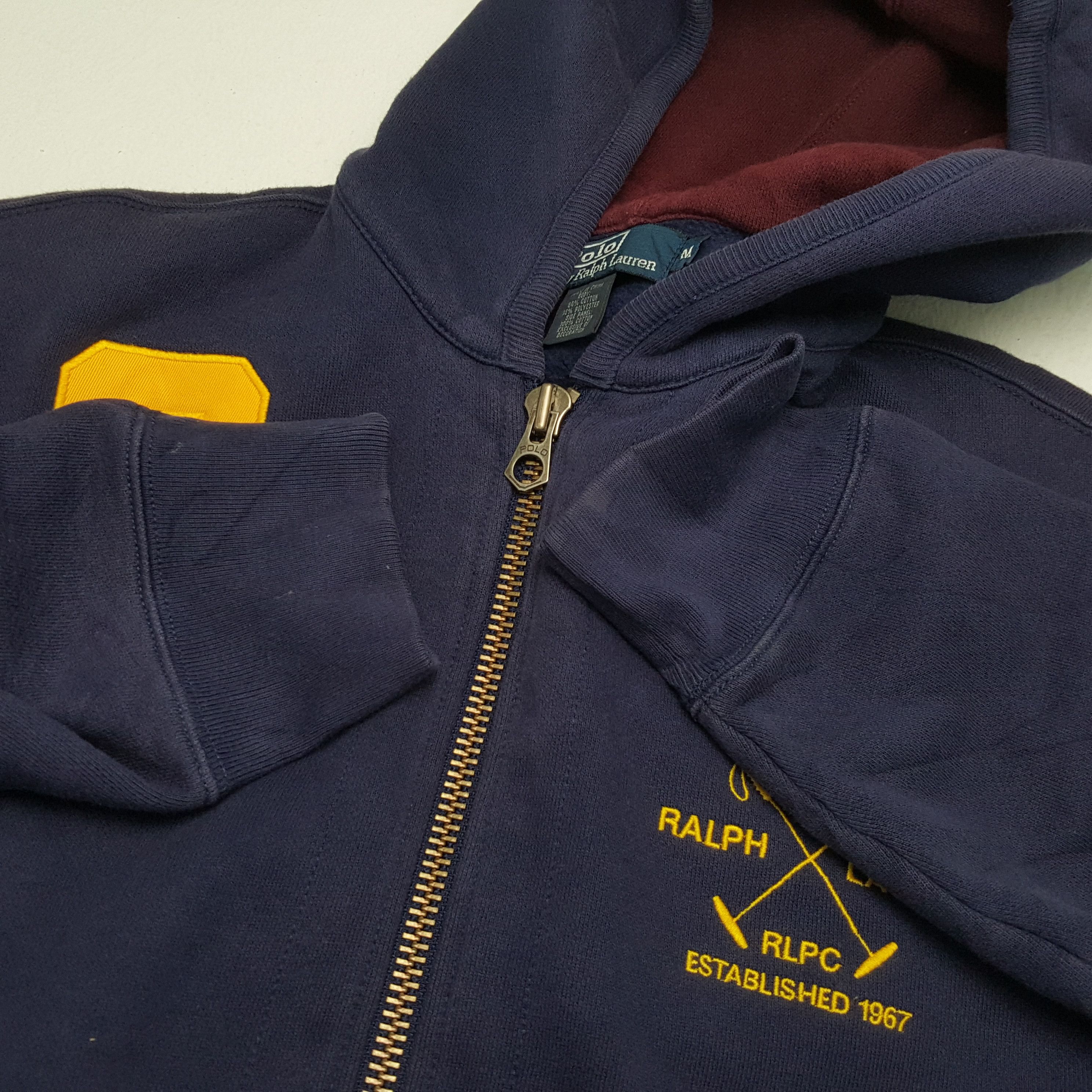 Polo Ralph Lauren × Vintage POLO by RALPH LAUREN Zipper Hoodies Fashion Sports Style Size US M / EU 48-50 / 2 - 8 Thumbnail