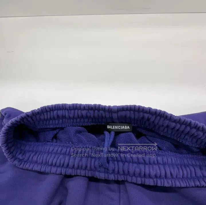 Balenciaga Balenciaga Casual Blue Letter Print Shorts. Size US 30 / EU 46 - 7 Thumbnail
