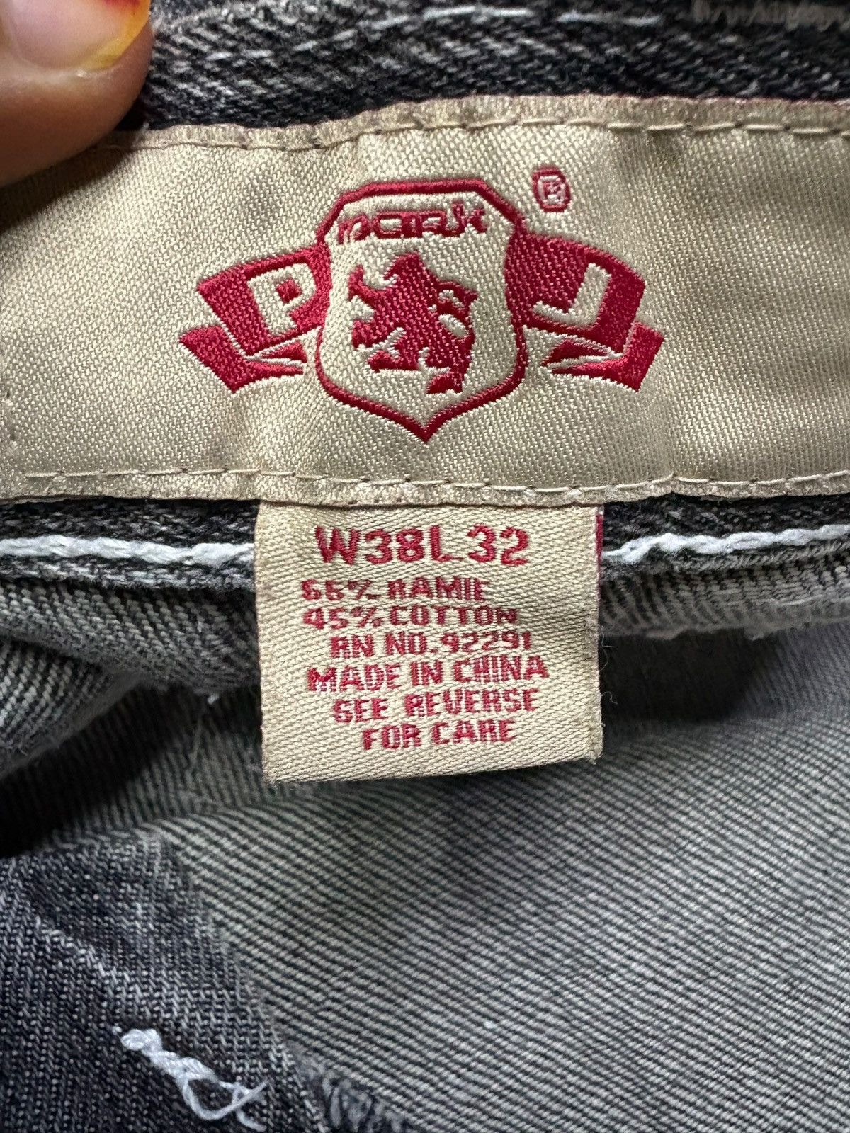 Japanese Brand Vintage Japanese Faded Wash Distress Carpenter Baggy Jeans Size US 36 / EU 52 - 10 Thumbnail