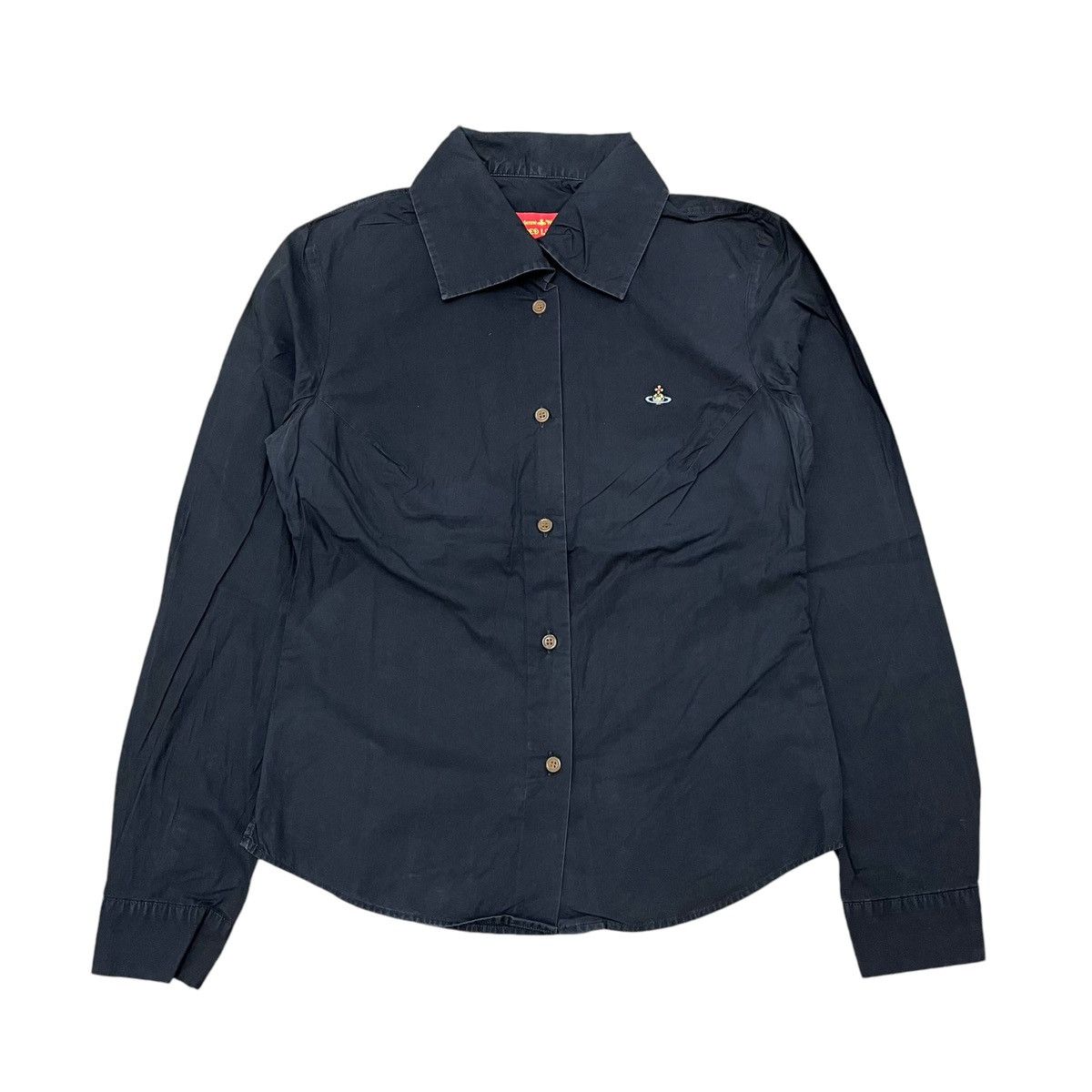 Vivienne Westwood Vivienne Westwood Red Label Small Logo Black Long Shirt Size US S / EU 44-46 / 1 - 1 Thumbnail