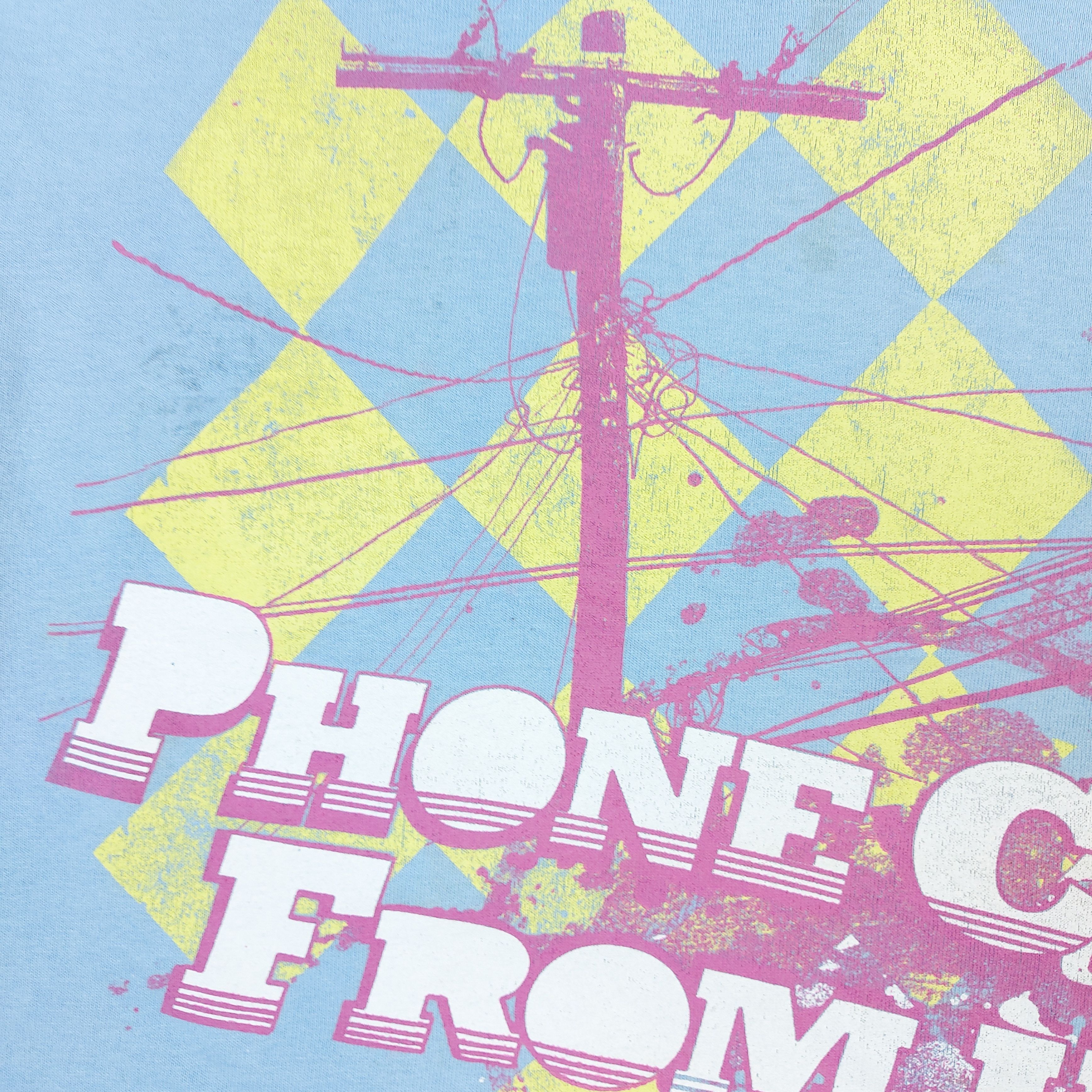 Band Tees Vintage 2008 Phone Calls From Home Band MySpace Era TEE Size US M / EU 48-50 / 2 - 5 Thumbnail