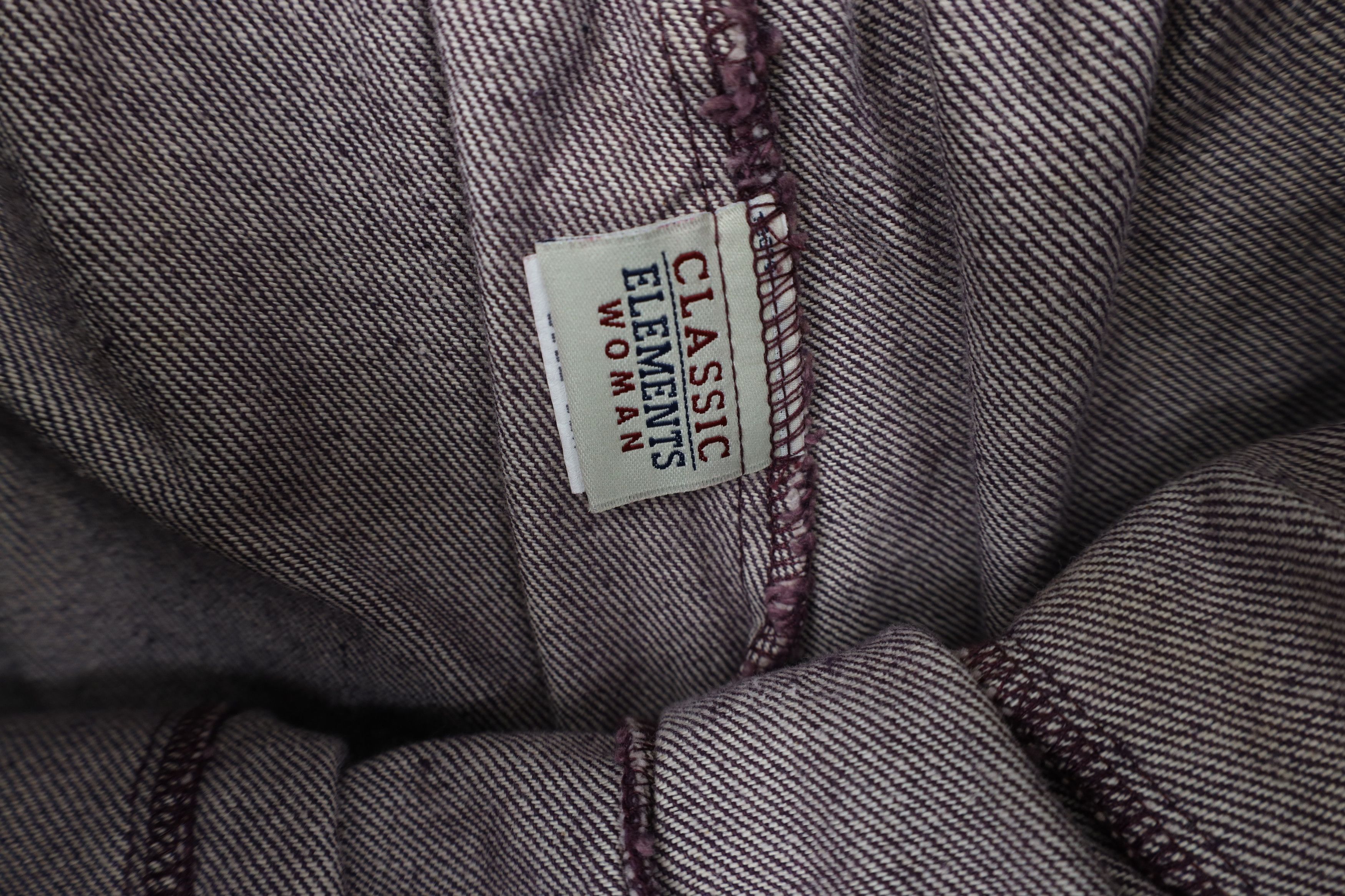 Vintage Deadstock Vintage 90s Streetwear Fit Tapered Jeans Purple Size 40" / US 18 - 5 Thumbnail