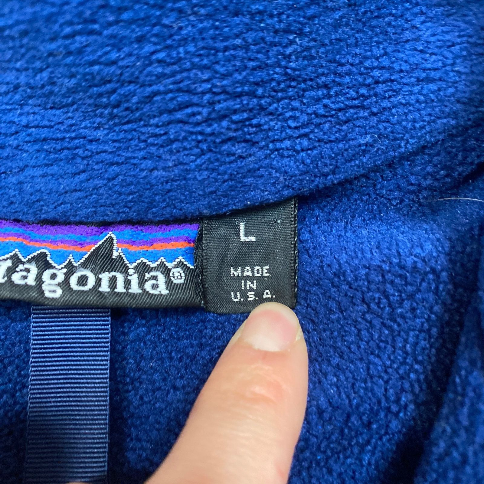 Patagonia × Vintage VTG 90s Patagonia Capilene Fleece Lined Bomber Jacket Large Size US L / EU 52-54 / 3 - 5 Thumbnail
