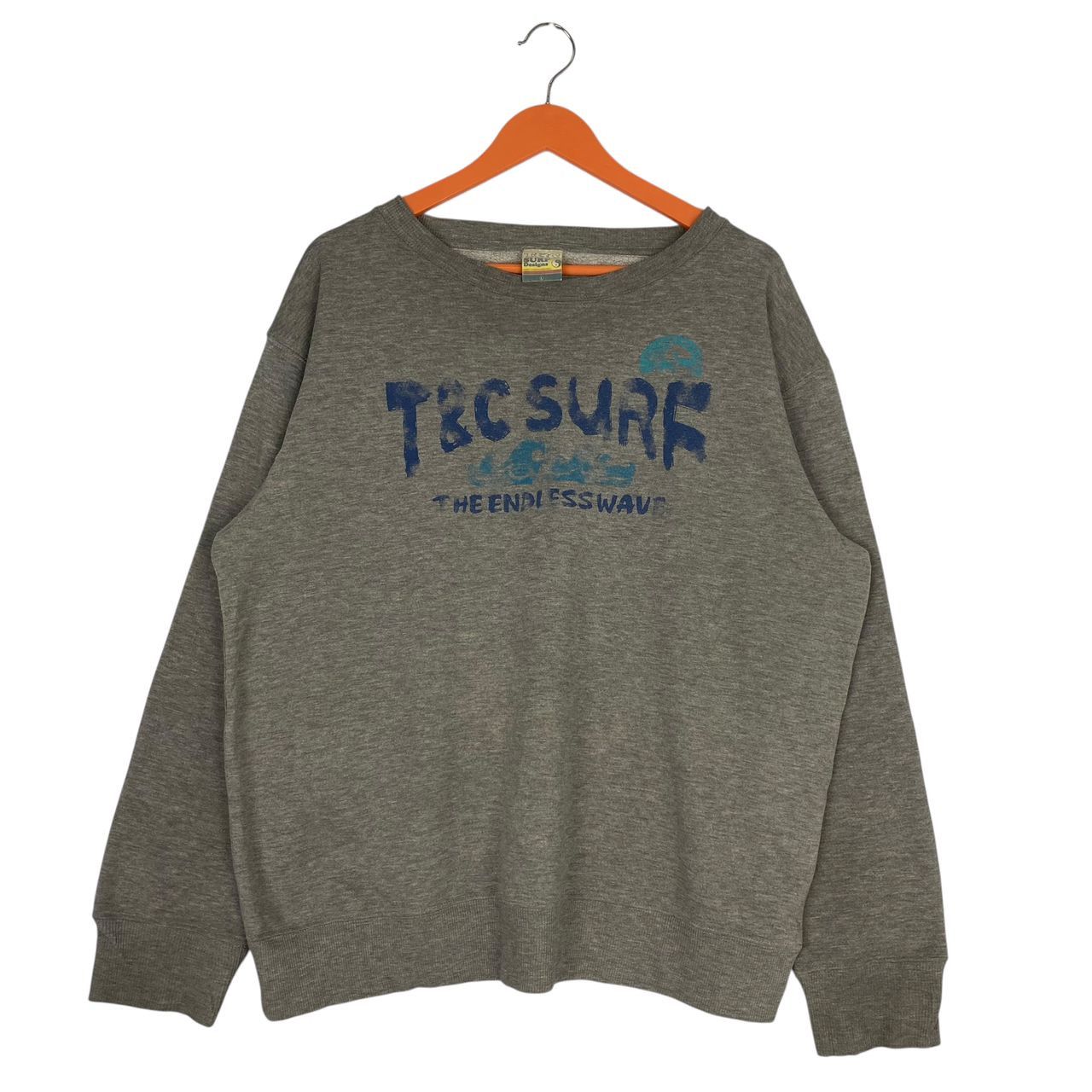 Vintage Vintage T&C Surf Sweatshirt Size L | Boxy Style Pullover Size US L / EU 52-54 / 3 - 1 Thumbnail