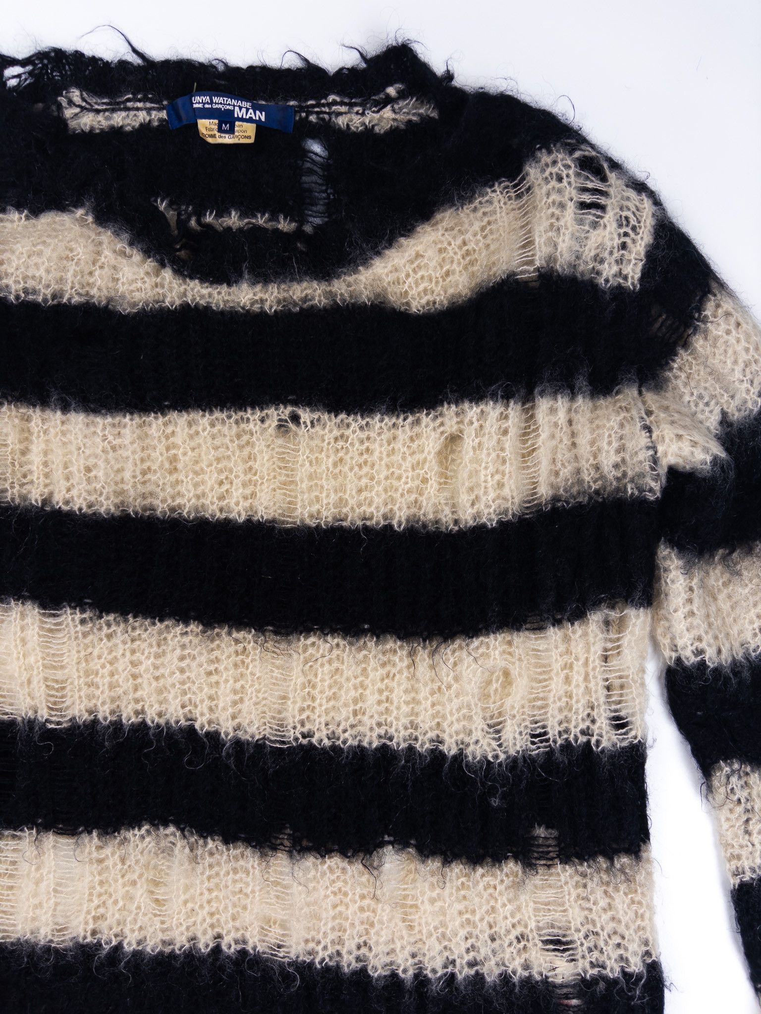 Junya Watanabe Junya Watanabe Runway AW2014 Distressed Mohair Sweater Size US M / EU 48-50 / 2 - 6 Thumbnail