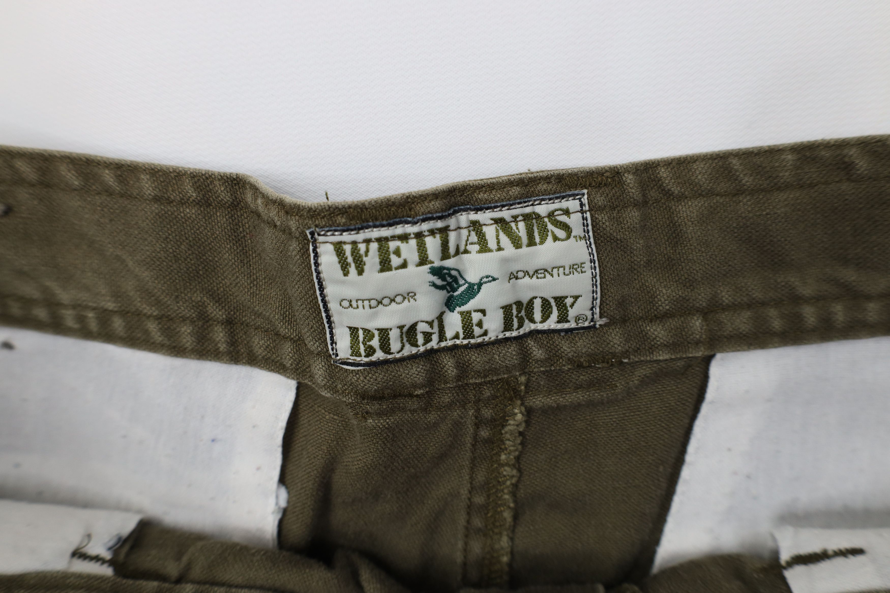 Vintage Vintage 90s Streetwear Relaxed Fit Baggy Cargo Pants Green Size US 34 / EU 50 - 9 Thumbnail