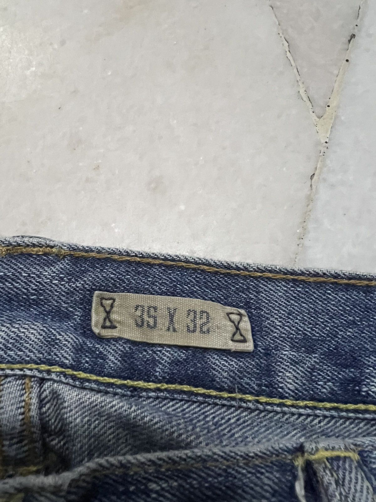 If Six Was Nine × Ralph Lauren 🌈90s Ralph Lauren Flare Mud Wash Zipper Jean Size US 35 - 11 Thumbnail