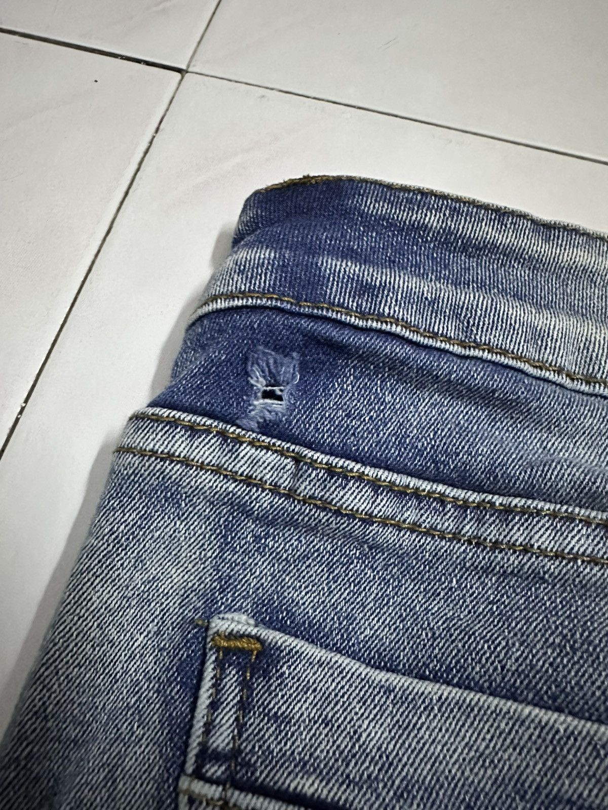 Tornado Mart 2000s Shein Flare Hagi Style Jeans Y2K Goa Lgb Avant Garde Size US 31 - 10 Thumbnail