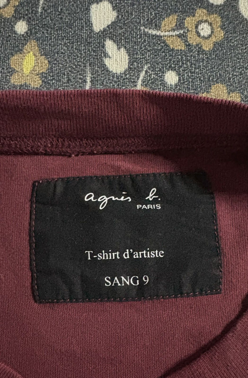 agnes b. 🔥RARE🔥🔥agnes b. SANG NEUF Maroon Color Long Sleeve T-Shirt Size US M / EU 48-50 / 2 - 7 Thumbnail